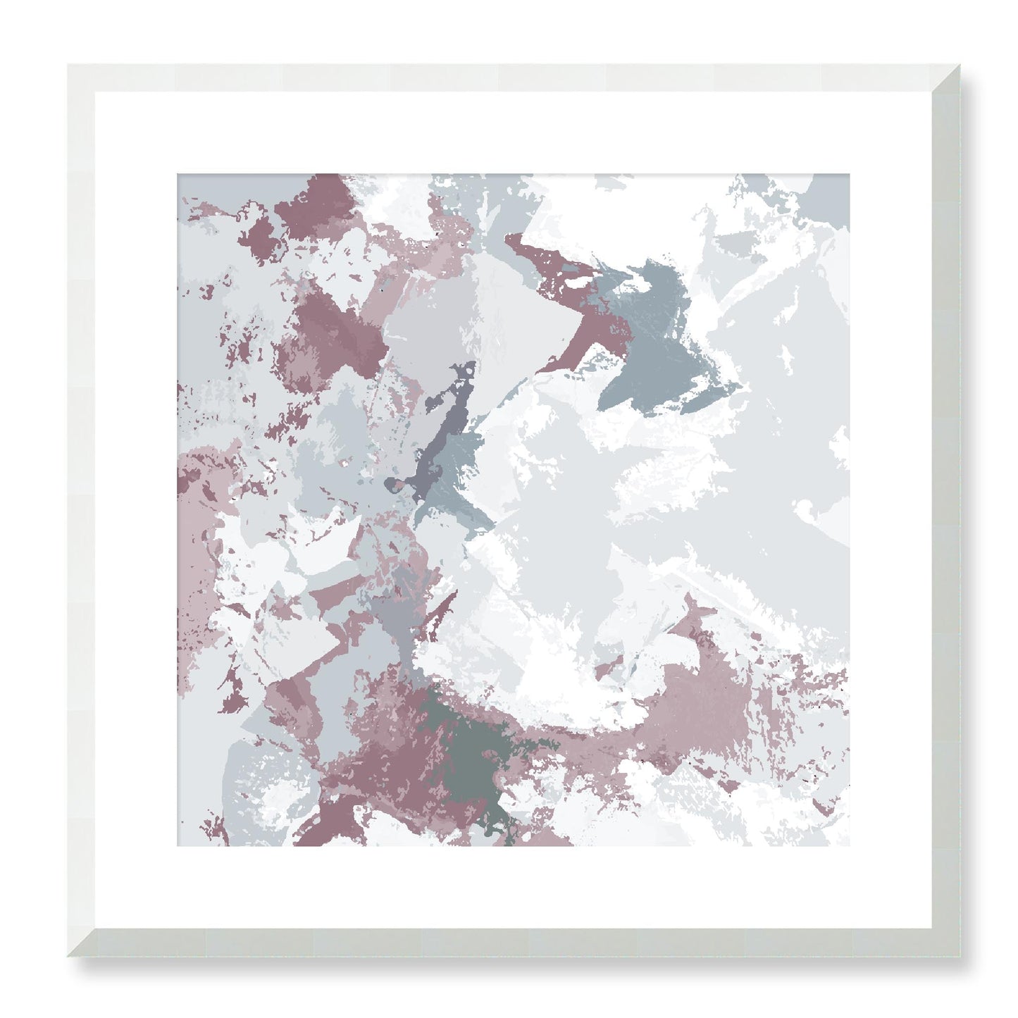 Framed Graphic Art Print, White Mat - 8x8 12x12 16x16 20x20 24x24 28x28 inches | FPS-1210-7691, Prints, Graphic art, White Frame, 51 x 51 cm ,20 x 20 inches