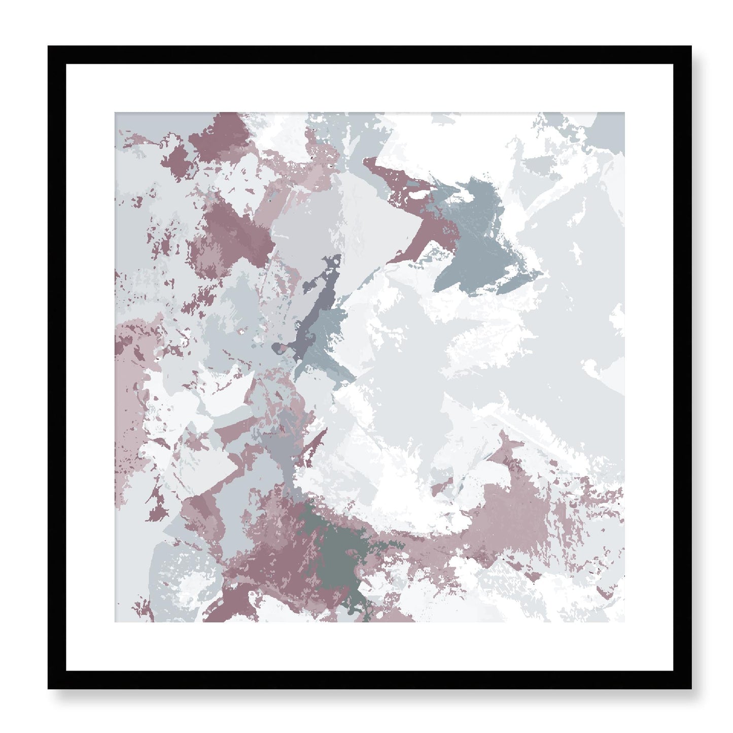 Framed Graphic Art Print, White Mat - 8x8 12x12 16x16 20x20 24x24 28x28 inches | FPS-1210-7691, Prints, Graphic art, Black Frame, 61 x 61 cm ,24 x 24 inches