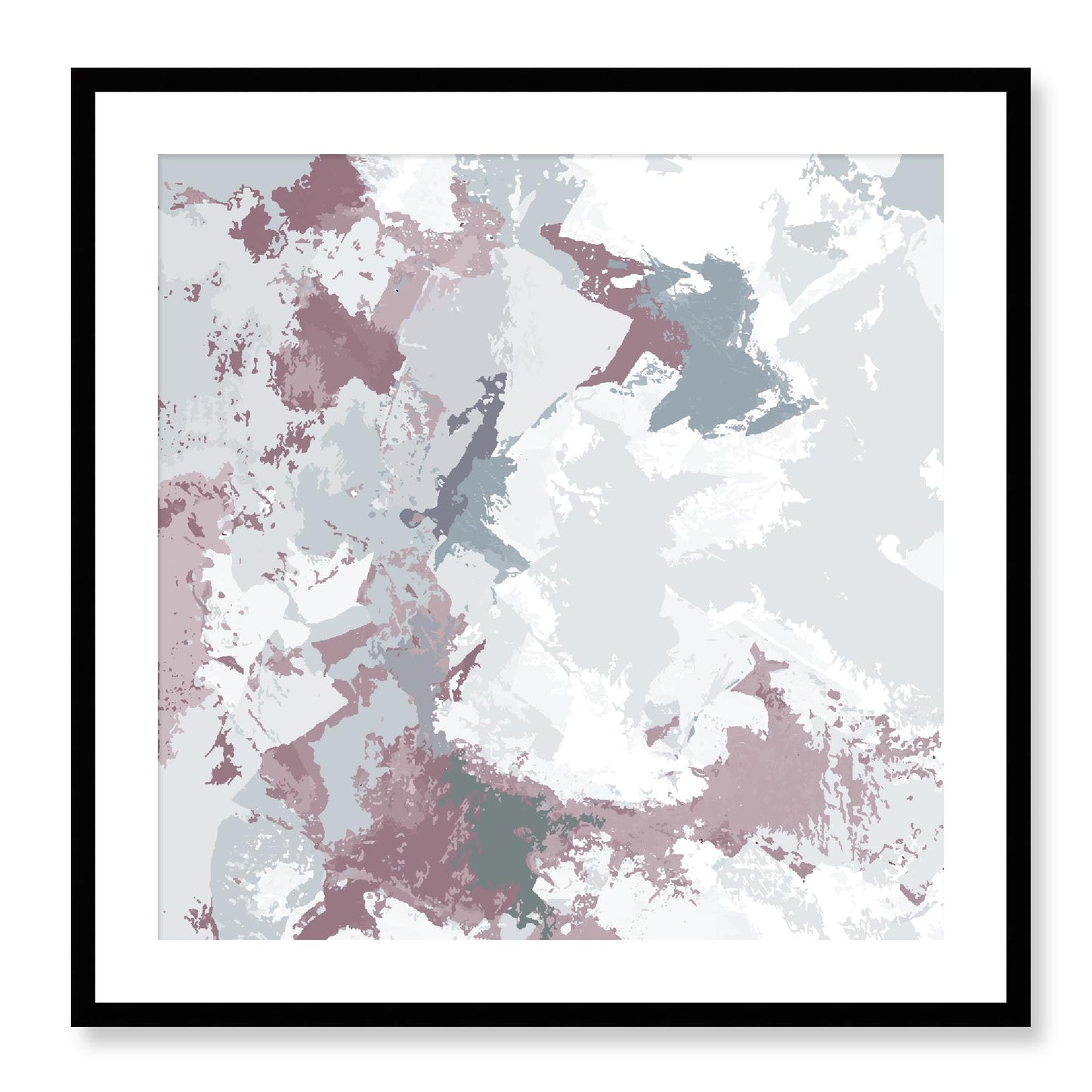 Framed Graphic Art Print, White Mat - 8x8 12x12 16x16 20x20 24x24 28x28 inches | FPS-1210-7691, Prints, Graphic art, Black Frame, 71 x 71 cm ,28 x 28 inches