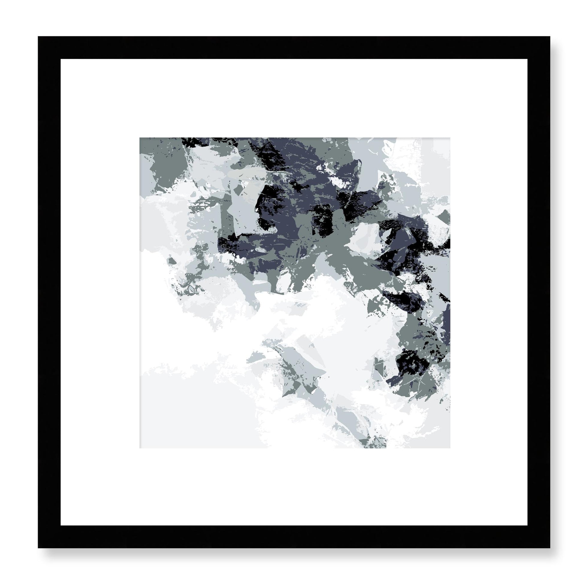 Framed Graphic Art Print, White Mat - 8x8 12x12 16x16 20x20 24x24 28x28 inches | FPS-1210-7693, Prints, Graphic art, Black Frame, 30 x 30 cm ,12 x 12 inches