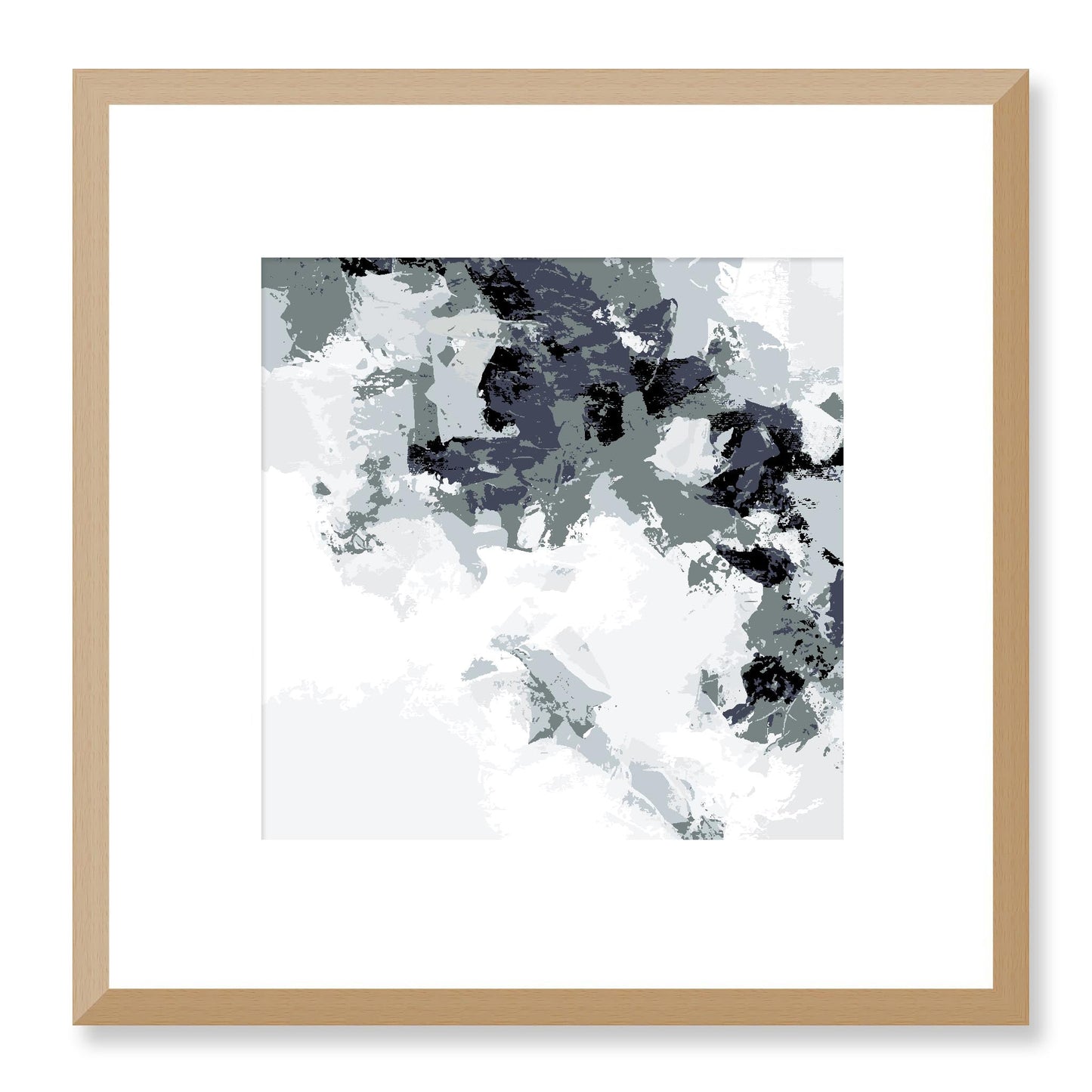 Framed Graphic Art Print, White Mat - 8x8 12x12 16x16 20x20 24x24 28x28 inches | FPS-1210-7693, Prints, Graphic art, Natural Frame, 30 x 30 cm ,12 x 12 inches
