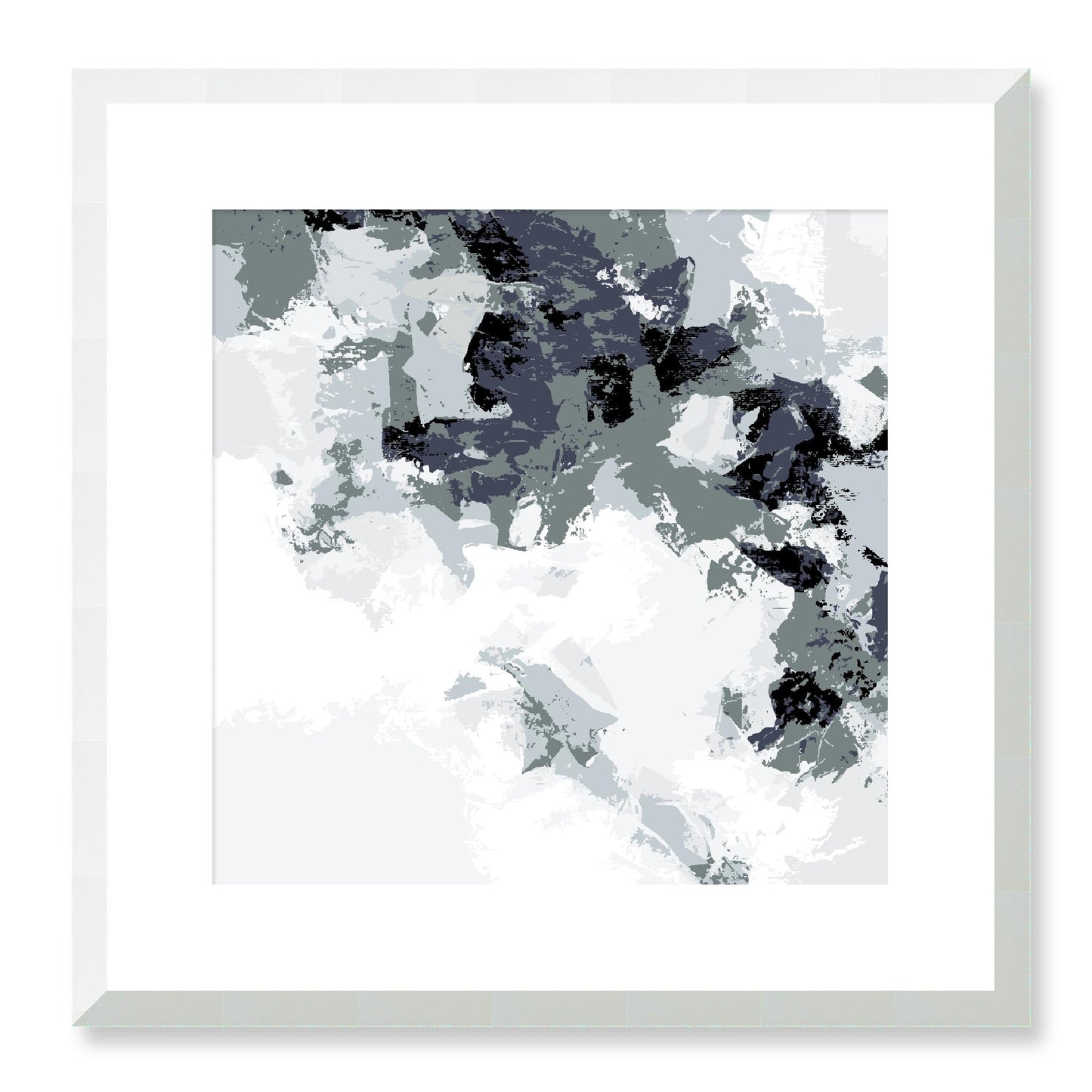 Framed Graphic Art Print, White Mat - 8x8 12x12 16x16 20x20 24x24 28x28 inches | FPS-1210-7693, Prints, Graphic art, White Frame, 41 x 41 cm ,16 x 16 inches