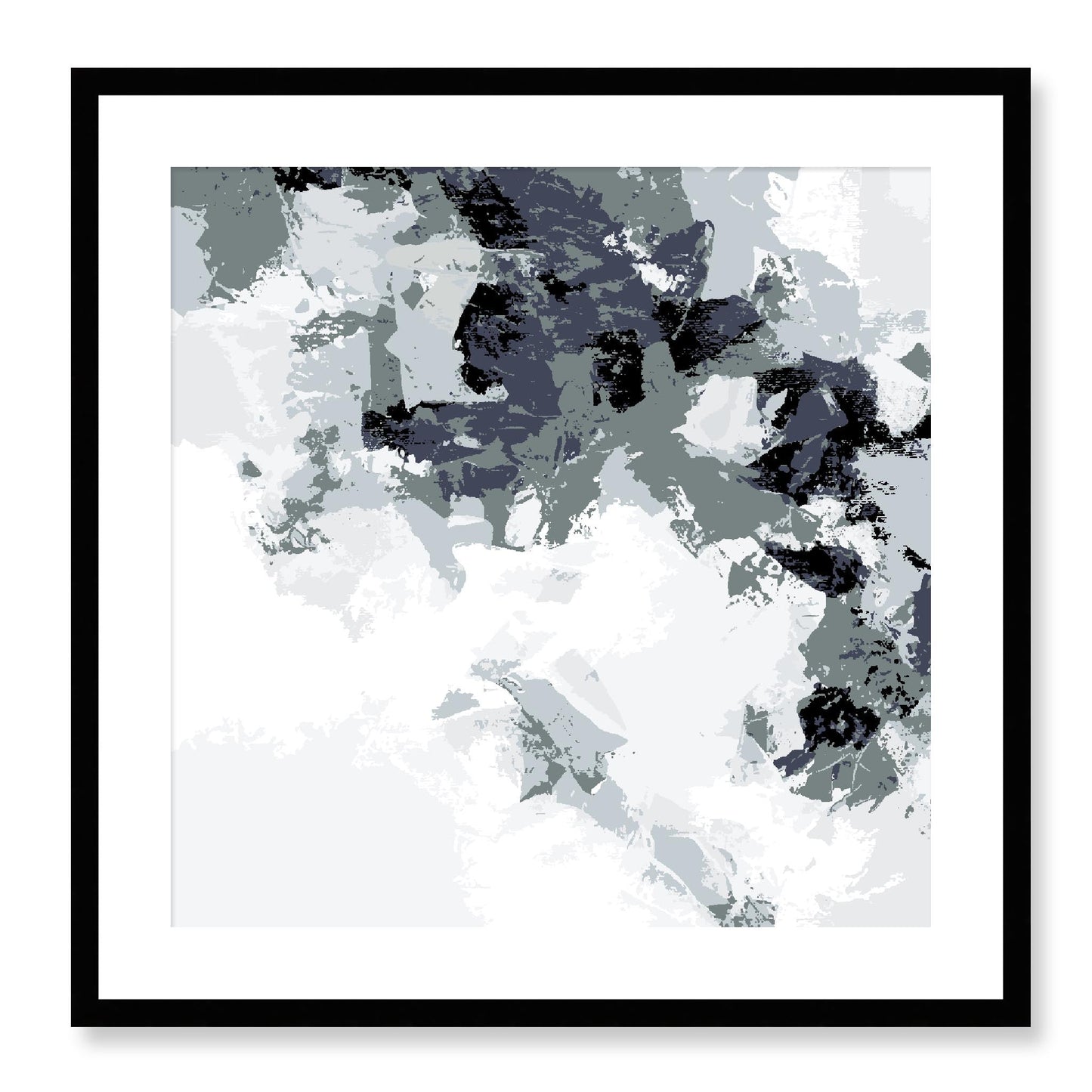 Framed Graphic Art Print, White Mat - 8x8 12x12 16x16 20x20 24x24 28x28 inches | FPS-1210-7693, Prints, Graphic art, Black Frame, 61 x 61 cm ,24 x 24 inches