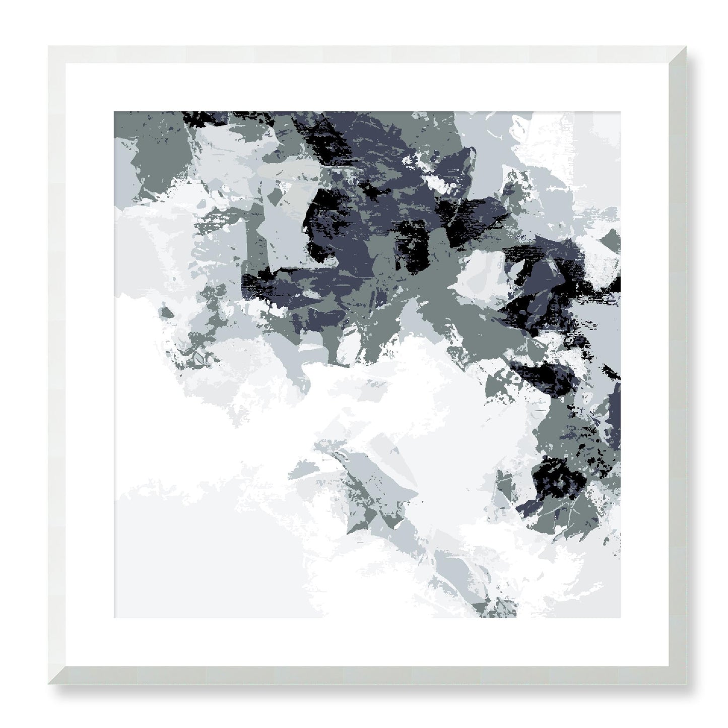 Framed Graphic Art Print, White Mat - 8x8 12x12 16x16 20x20 24x24 28x28 inches | FPS-1210-7693, Prints, Graphic art, White Frame, 61 x 61 cm ,24 x 24 inches