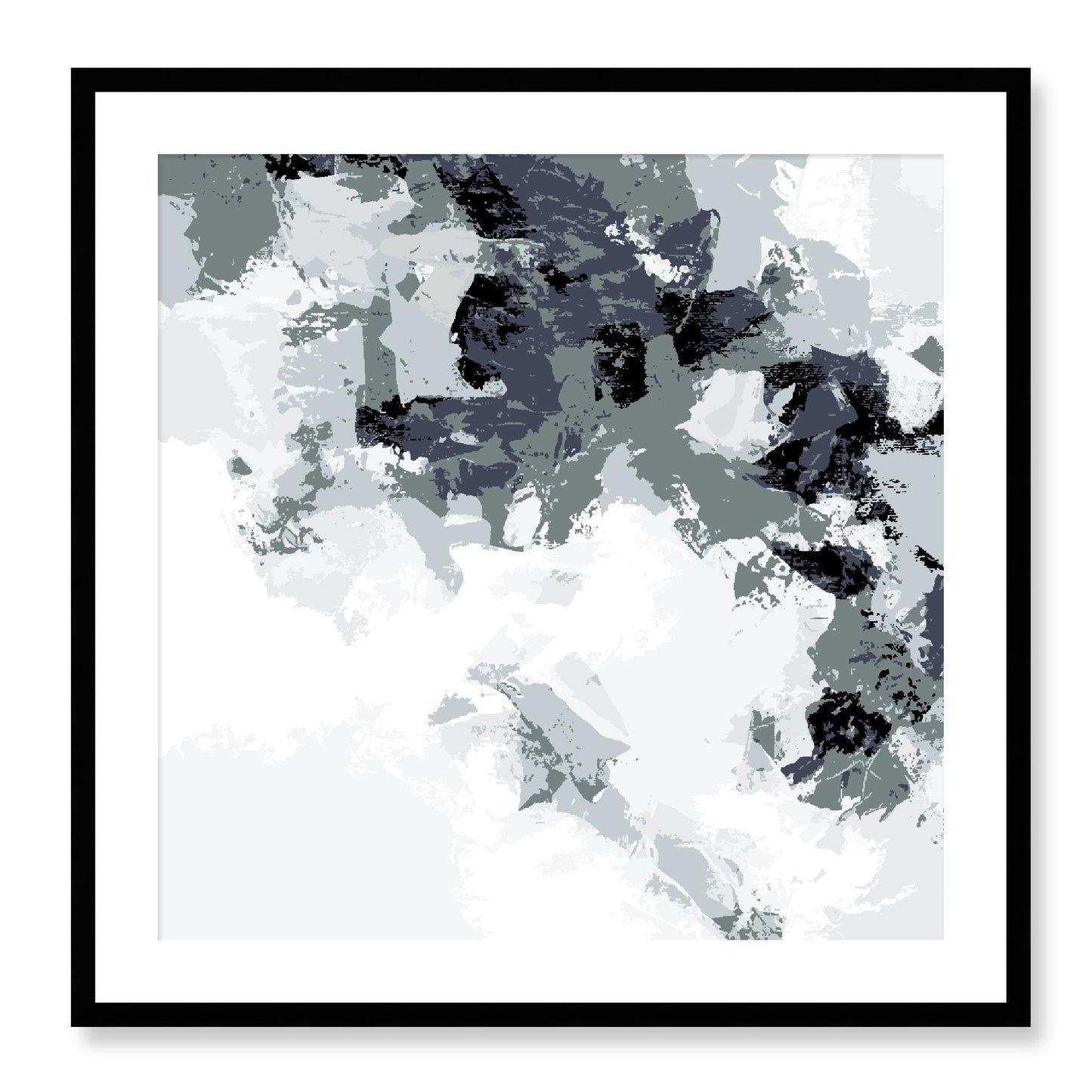 Framed Graphic Art Print, White Mat - 8x8 12x12 16x16 20x20 24x24 28x28 inches | FPS-1210-7693, Prints, Graphic art, Black Frame, 71 x 71 cm ,28 x 28 inches