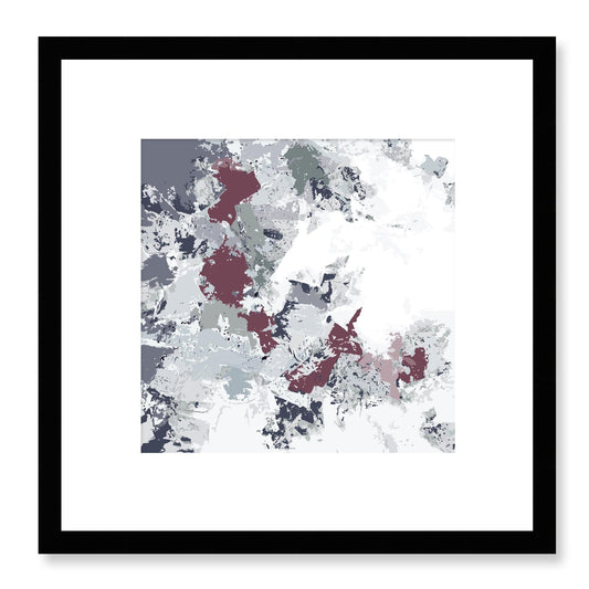 Framed Graphic Art Print, White Mat - 8x8 12x12 16x16 20x20 24x24 28x28 inches | FPS-1210-7695, Prints, Graphic art, Black Frame, 30 x 30 cm ,12 x 12 inches