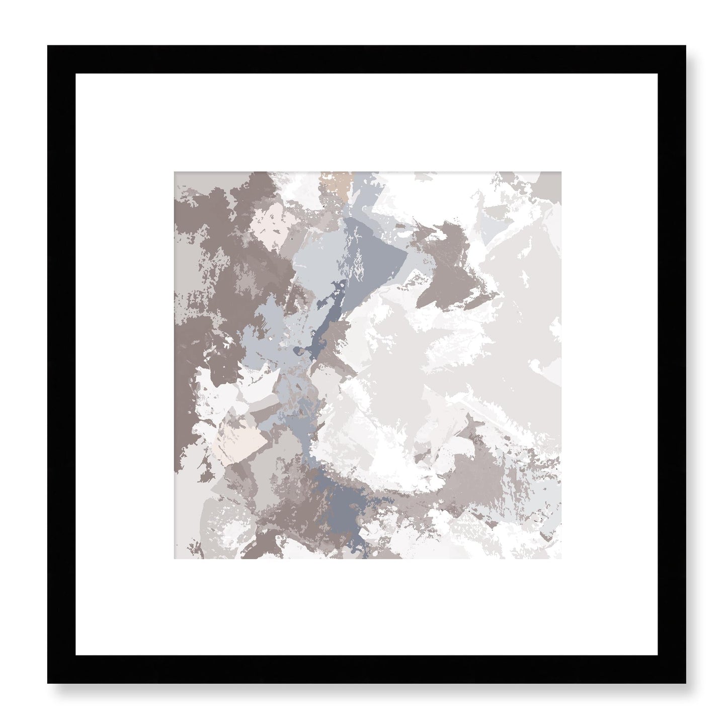 Framed Graphic Art Print, White Mat - 8x8 12x12 16x16 20x20 24x24 28x28 inches | FPS-1220-7691, Prints, Graphic art, Black Frame, 30 x 30 cm ,12 x 12 inches