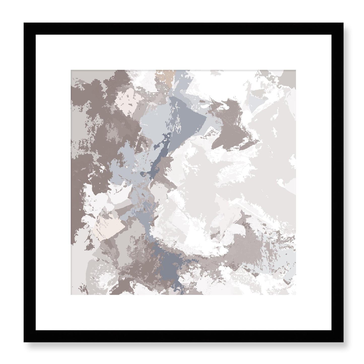Framed Graphic Art Print, White Mat - 8x8 12x12 16x16 20x20 24x24 28x28 inches | FPS-1220-7691, Prints, Graphic art, Black Frame, 41 x 41 cm ,16 x 16 inches