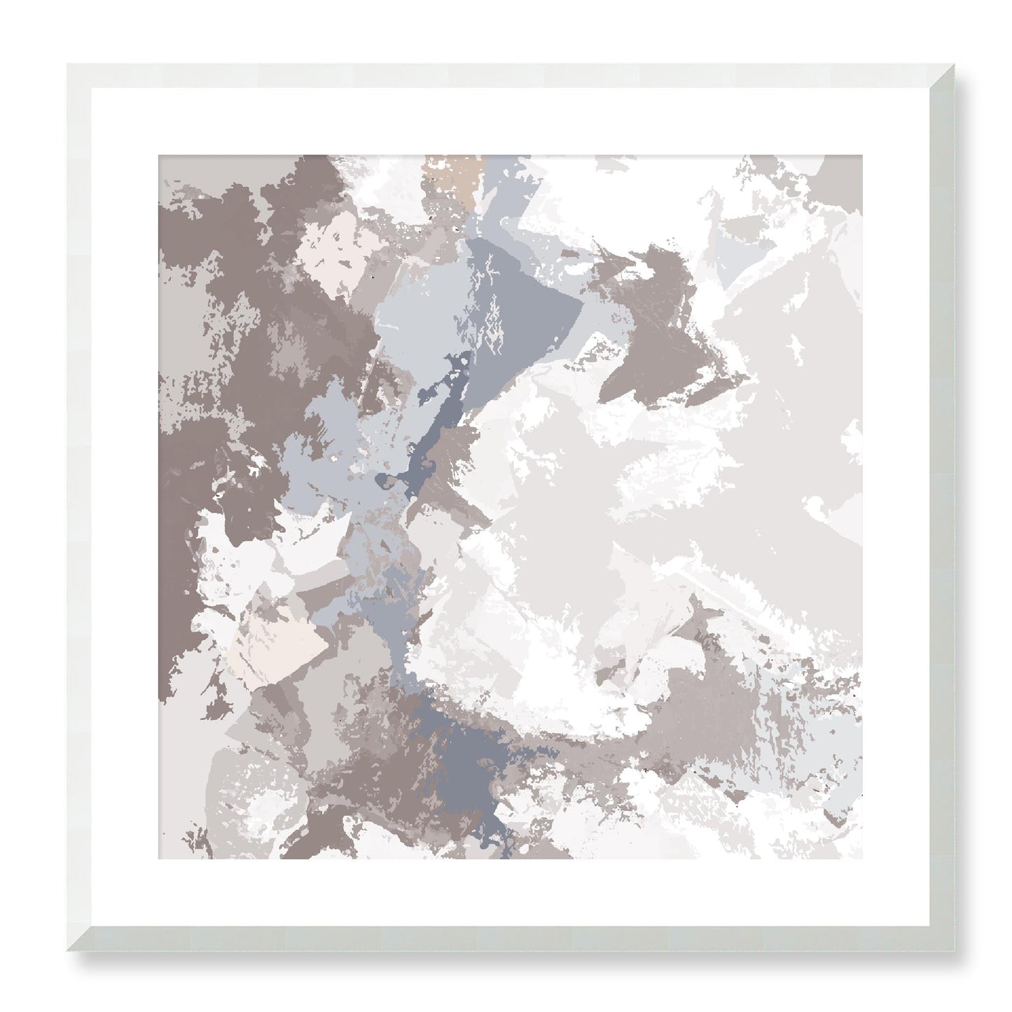 Framed Graphic Art Print, White Mat - 8x8 12x12 16x16 20x20 24x24 28x28 inches | FPS-1220-7691, Prints, Graphic art, White Frame, 61 x 61 cm ,24 x 24 inches