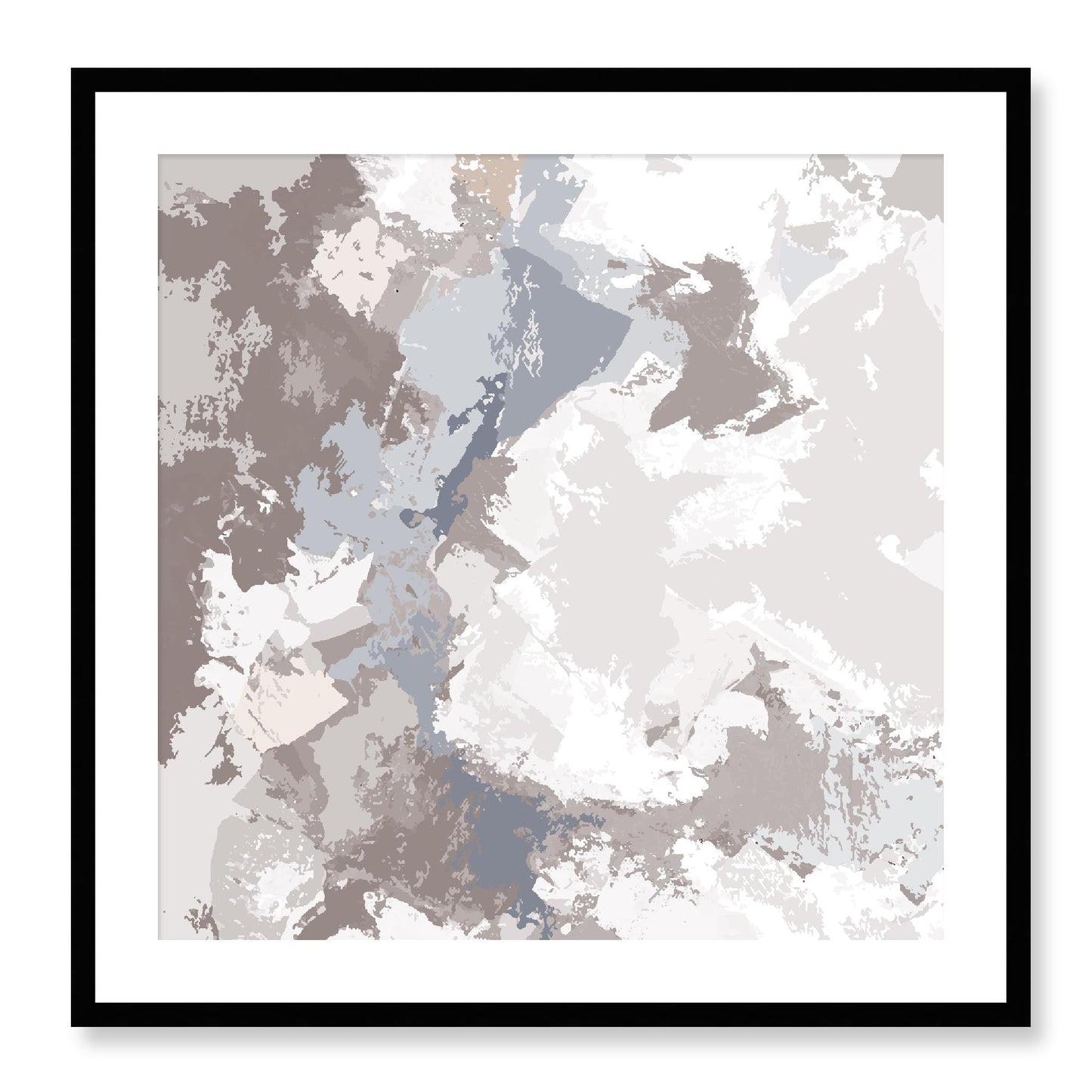 Framed Graphic Art Print, White Mat - 8x8 12x12 16x16 20x20 24x24 28x28 inches | FPS-1220-7691, Prints, Graphic art, Black Frame, 71 x 71 cm ,28 x 28 inches