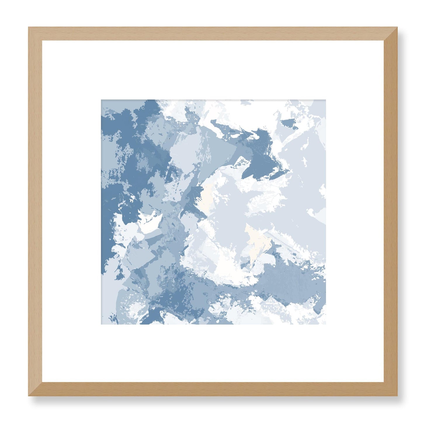 Framed Graphic Art Print, White Mat - 8x8 12x12 16x16 20x20 24x24 28x28 inches | FPS-1230-7691, Prints, Graphic art, Natural Frame, 30 x 30 cm ,12 x 12 inches