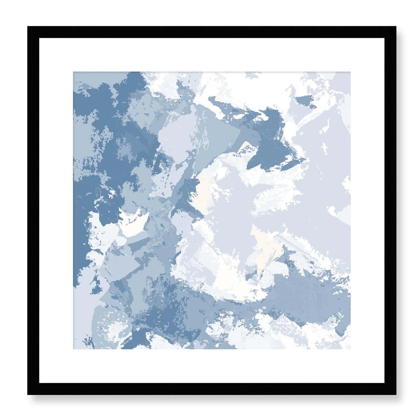 Framed Graphic Art Print, White Mat - 8x8 12x12 16x16 20x20 24x24 28x28 inches | FPS-1230-7691, Prints, Graphic art, Black Frame, 51 x 51 cm ,20 x 20 inches