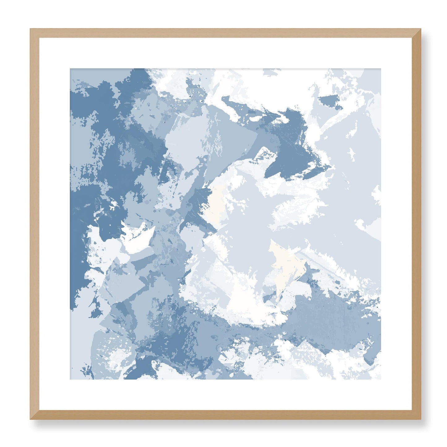 Framed Graphic Art Print, White Mat - 8x8 12x12 16x16 20x20 24x24 28x28 inches | FPS-1230-7691, Prints, Graphic art, Natural Frame, 61 x 61 cm ,24 x 24 inches