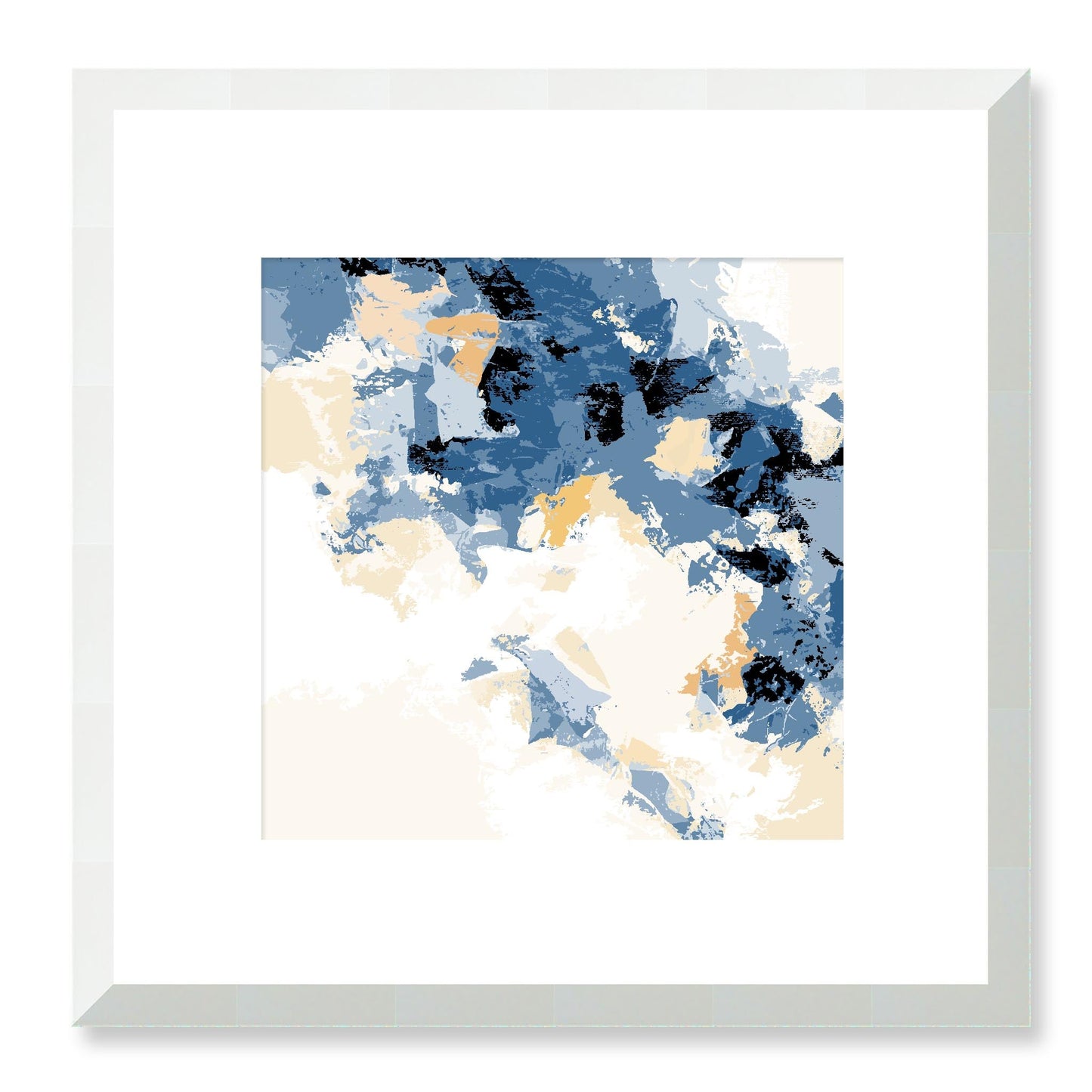 Framed Graphic Art Print, White Mat - 8x8 12x12 16x16 20x20 24x24 28x28 inches | FPS-1230-7693, Prints, Graphic art, White Frame, 30 x 30 cm ,12 x 12 inches