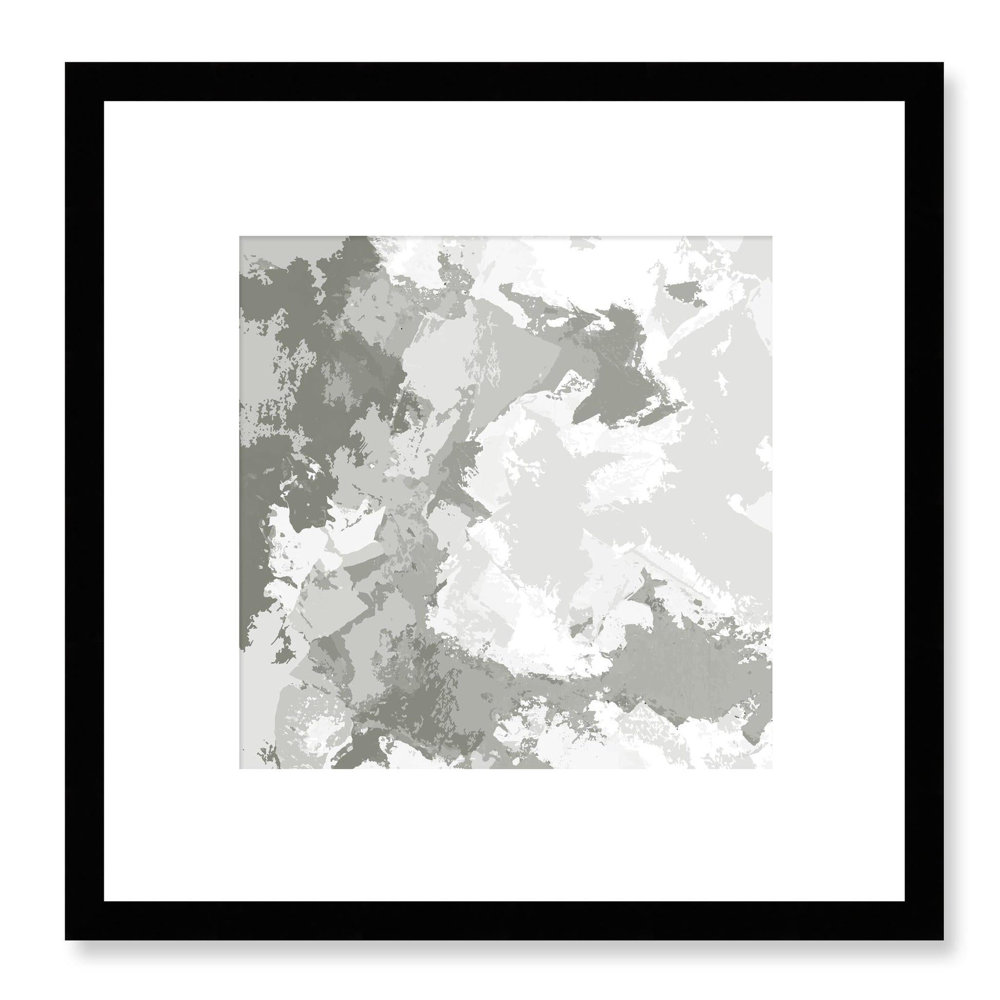 Framed Graphic Art Print, White Mat - 8x8 12x12 16x16 20x20 24x24 28x28 inches | FPS-1240-7691, Prints, Graphic art, Black Frame, 30 x 30 cm ,12 x 12 inches