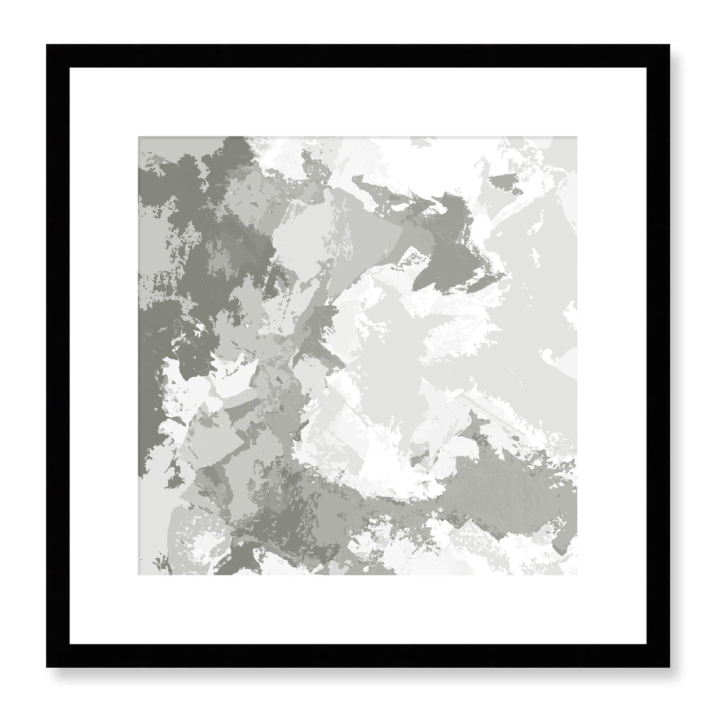 Framed Graphic Art Print, White Mat - 8x8 12x12 16x16 20x20 24x24 28x28 inches | FPS-1240-7691, Prints, Graphic art, Black Frame, 41 x 41 cm ,16 x 16 inches