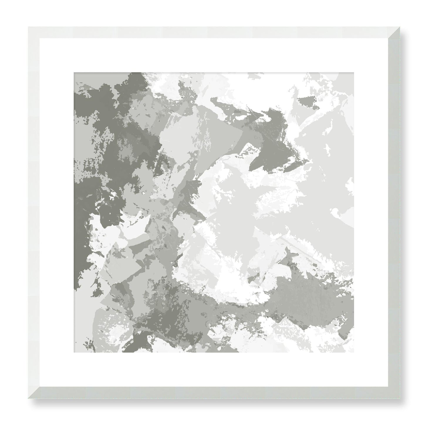 Framed Graphic Art Print, White Mat - 8x8 12x12 16x16 20x20 24x24 28x28 inches | FPS-1240-7691, Prints, Graphic art, White Frame, 51 x 51 cm ,20 x 20 inches