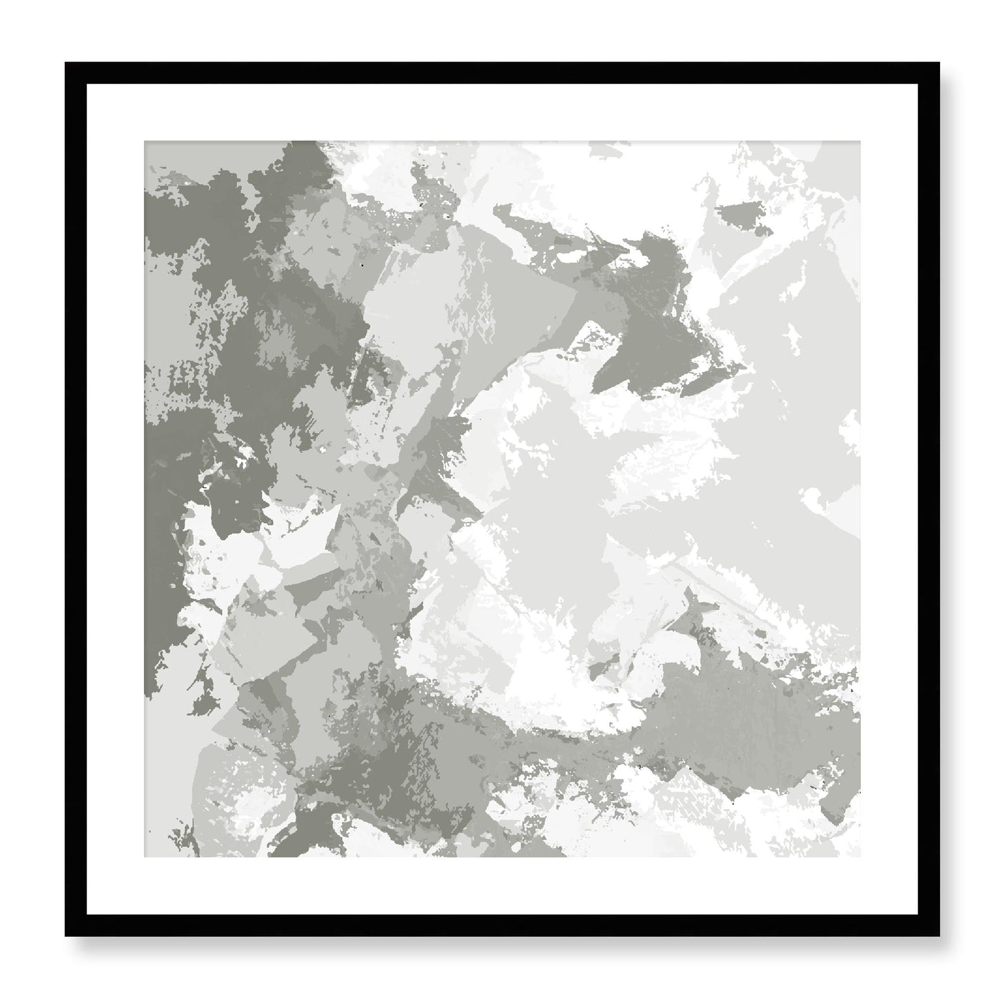 Framed Graphic Art Print, White Mat - 8x8 12x12 16x16 20x20 24x24 28x28 inches | FPS-1240-7691, Prints, Graphic art, Black Frame, 71 x 71 cm ,28 x 28 inches