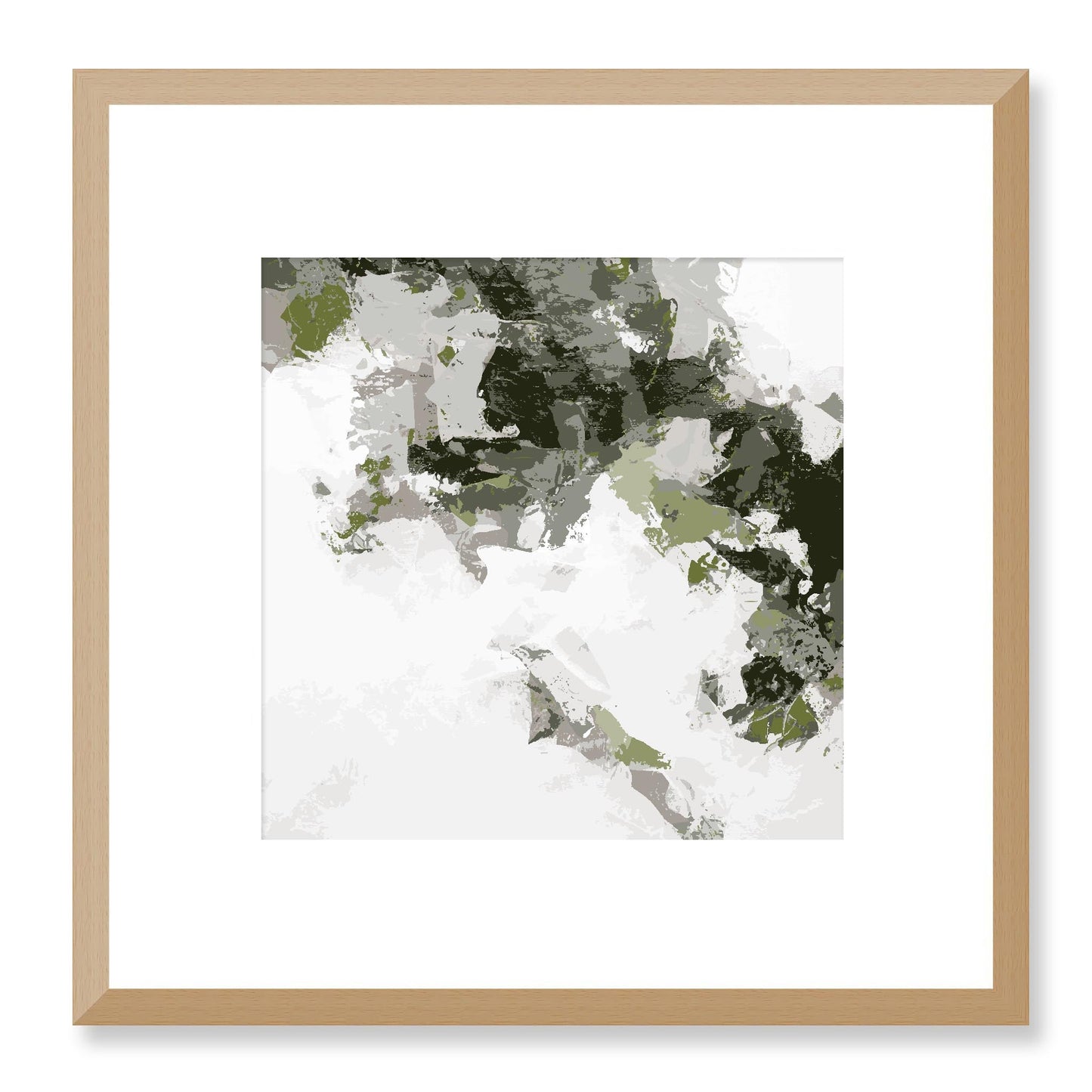 Framed Graphic Art Print, White Mat - 8x8 12x12 16x16 20x20 24x24 28x28 inches | FPS-1240-7693, Prints, Graphic art, Natural Frame, 30 x 30 cm ,12 x 12 inches