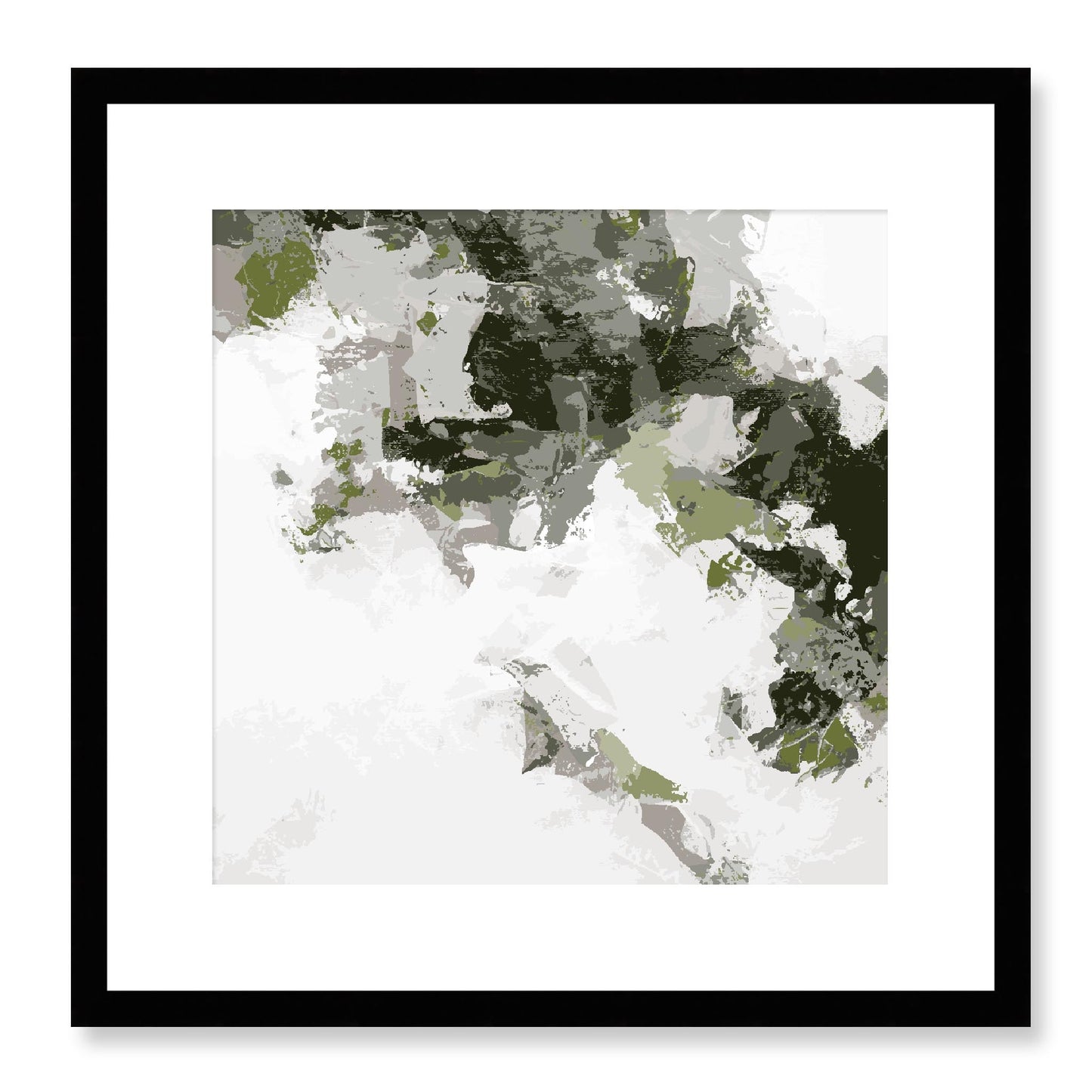 Framed Graphic Art Print, White Mat - 8x8 12x12 16x16 20x20 24x24 28x28 inches | FPS-1240-7693, Prints, Graphic art, Black Frame, 41 x 41 cm ,16 x 16 inches