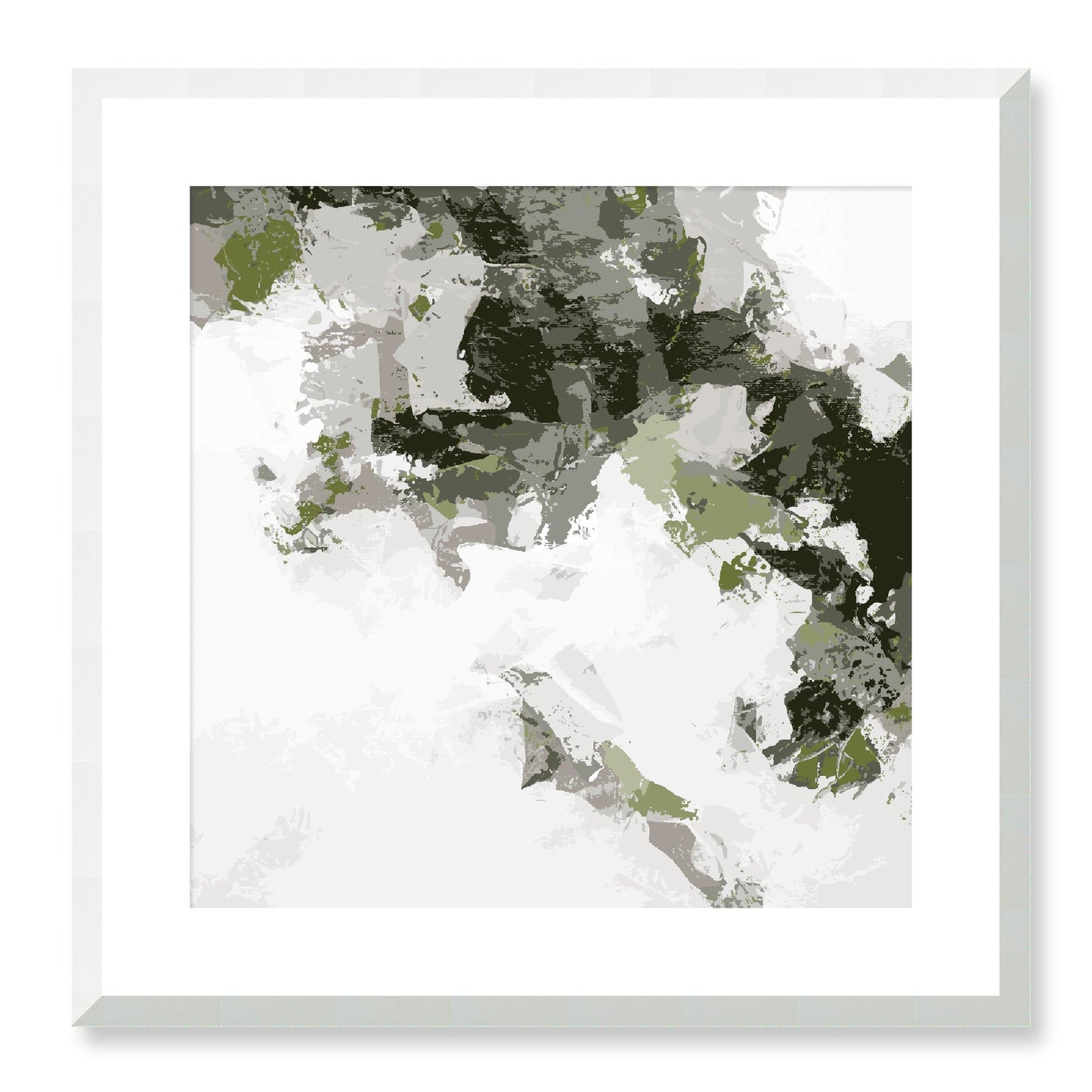 Framed Graphic Art Print, White Mat - 8x8 12x12 16x16 20x20 24x24 28x28 inches | FPS-1240-7693, Prints, Graphic art, White Frame, 51 x 51 cm ,20 x 20 inches