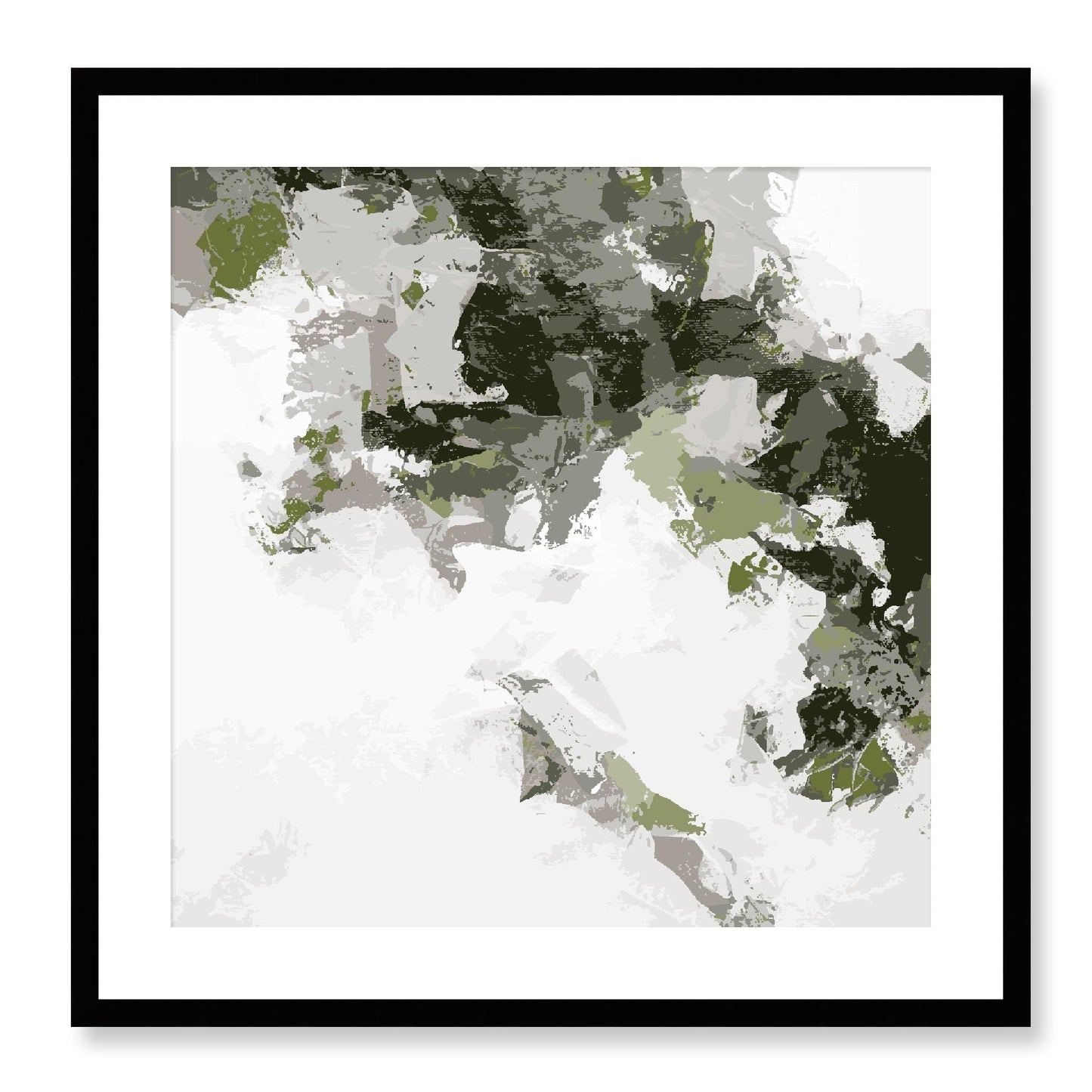 Framed Graphic Art Print, White Mat - 8x8 12x12 16x16 20x20 24x24 28x28 inches | FPS-1240-7693, Prints, Graphic art, Black Frame, 61 x 61 cm ,24 x 24 inches