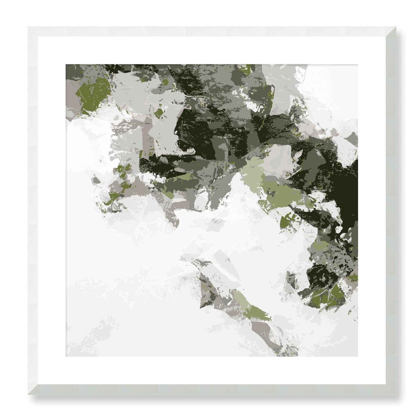 Framed Graphic Art Print, White Mat - 8x8 12x12 16x16 20x20 24x24 28x28 inches | FPS-1240-7693, Prints, Graphic art, White Frame, 61 x 61 cm ,24 x 24 inches