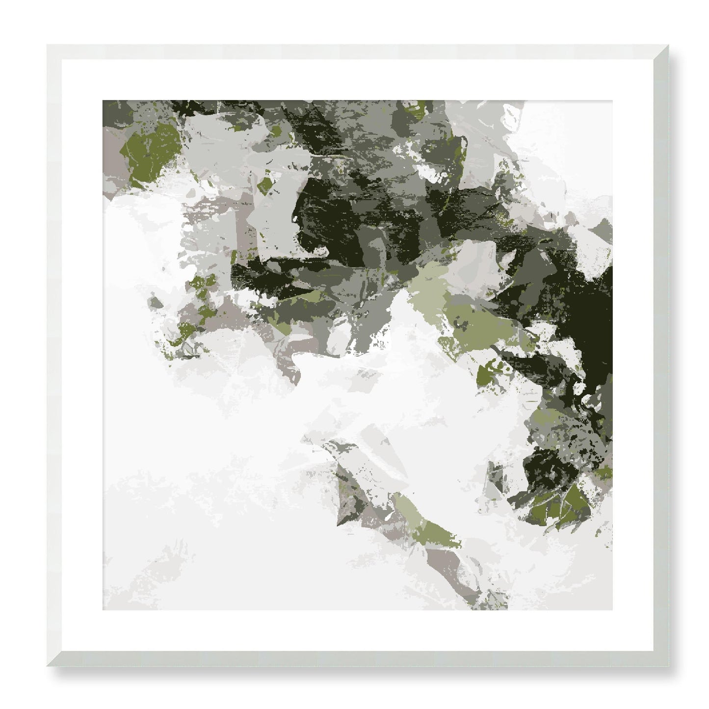 Framed Graphic Art Print, White Mat - 8x8 12x12 16x16 20x20 24x24 28x28 inches | FPS-1240-7693, Prints, Graphic art, White Frame, 71 x 71 cm ,28 x 28 inches
