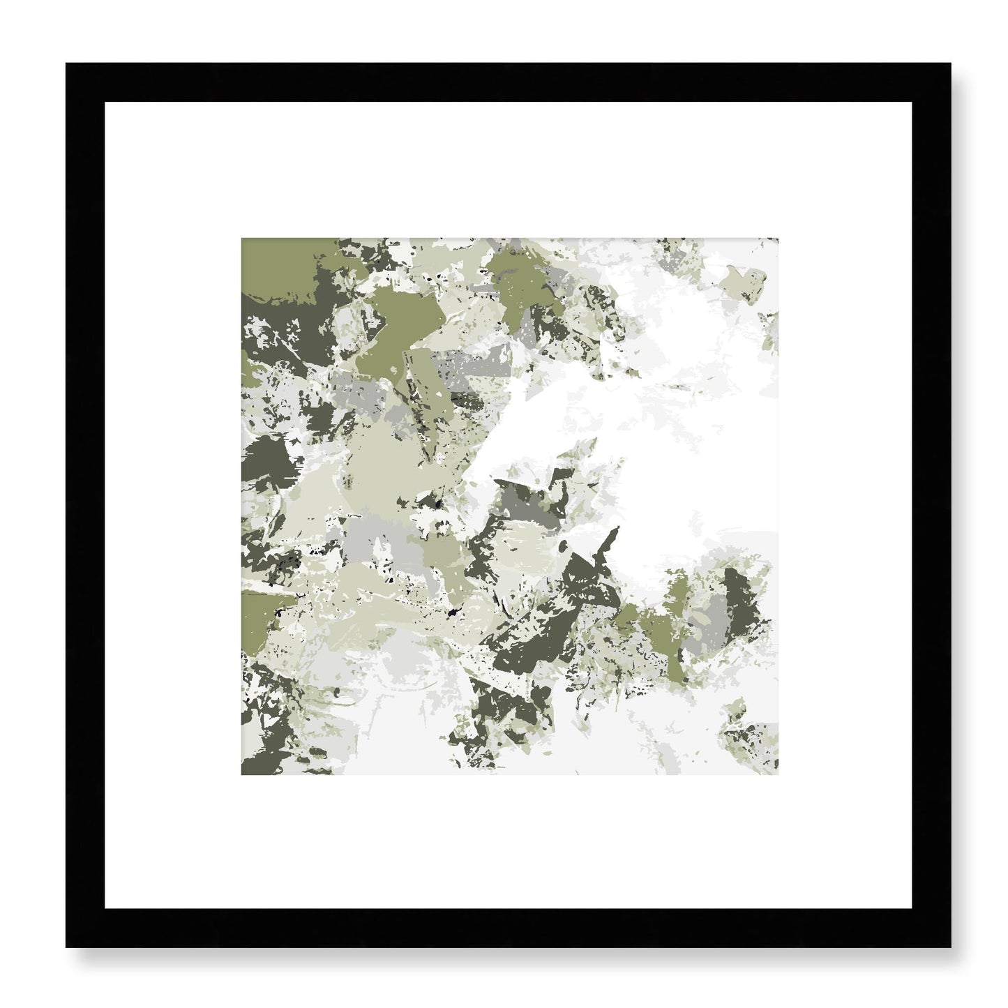 Framed Graphic Art Print, White Mat - 8x8 12x12 16x16 20x20 24x24 28x28 inches | FPS-1240-7695, Prints, Graphic art, Black Frame, 30 x 30 cm ,12 x 12 inches