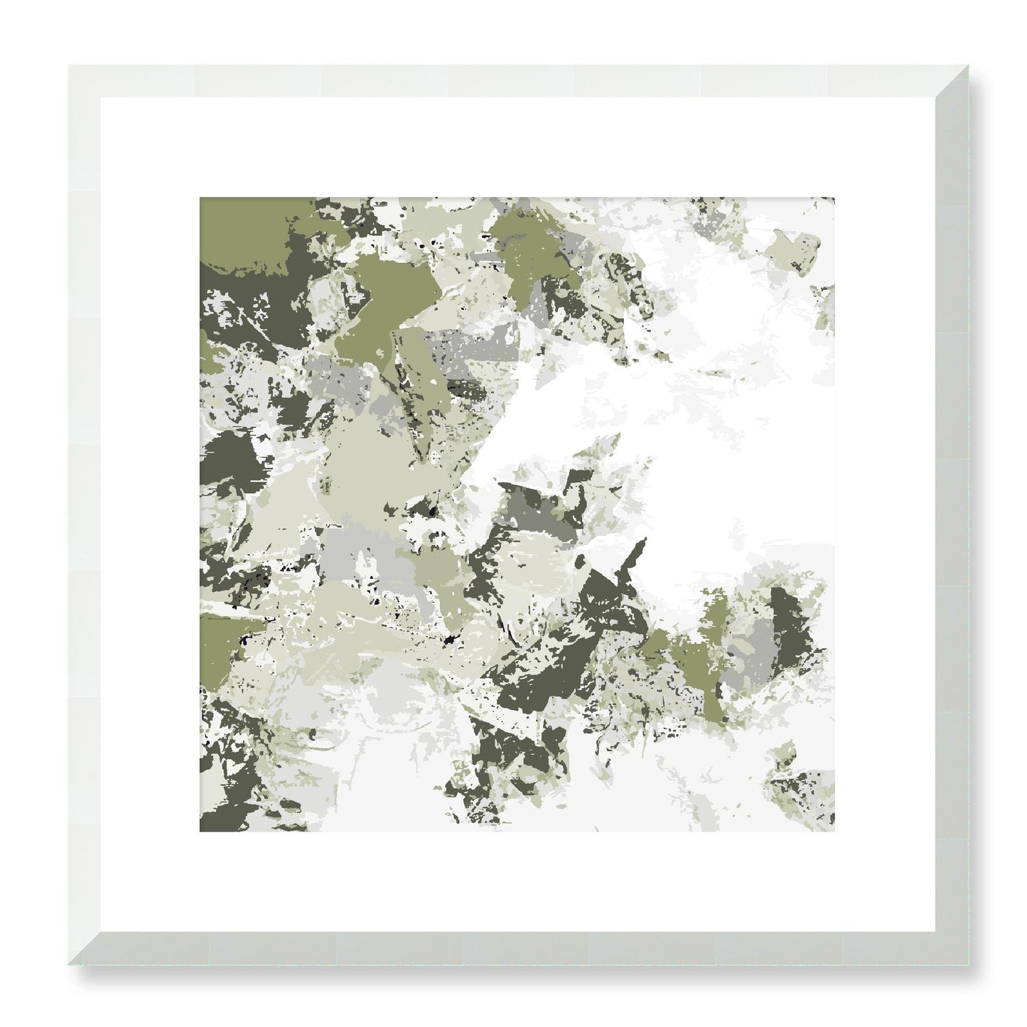 Framed Graphic Art Print, White Mat - 8x8 12x12 16x16 20x20 24x24 28x28 inches | FPS-1240-7695, Prints, Graphic art, White Frame, 41 x 41 cm ,16 x 16 inches