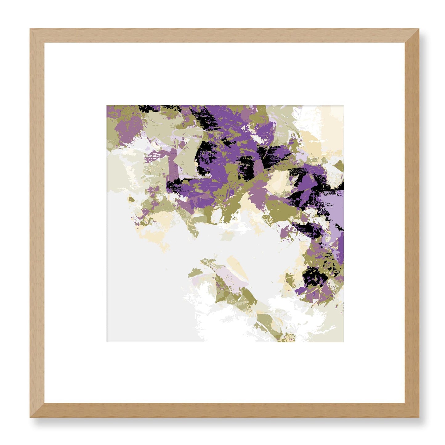 Framed Graphic Art Print, White Mat - 8x8 12x12 16x16 20x20 24x24 28x28 inches | FPS-1250-7693, Prints, Graphic art, Natural Frame, 30 x 30 cm ,12 x 12 inches