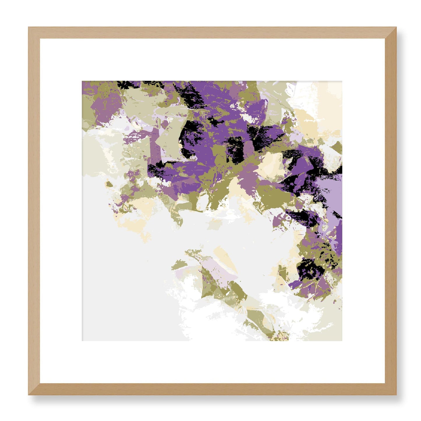 Framed Graphic Art Print, White Mat - 8x8 12x12 16x16 20x20 24x24 28x28 inches | FPS-1250-7693, Prints, Graphic art, Natural Frame, 41 x 41 cm ,16 x 16 inches