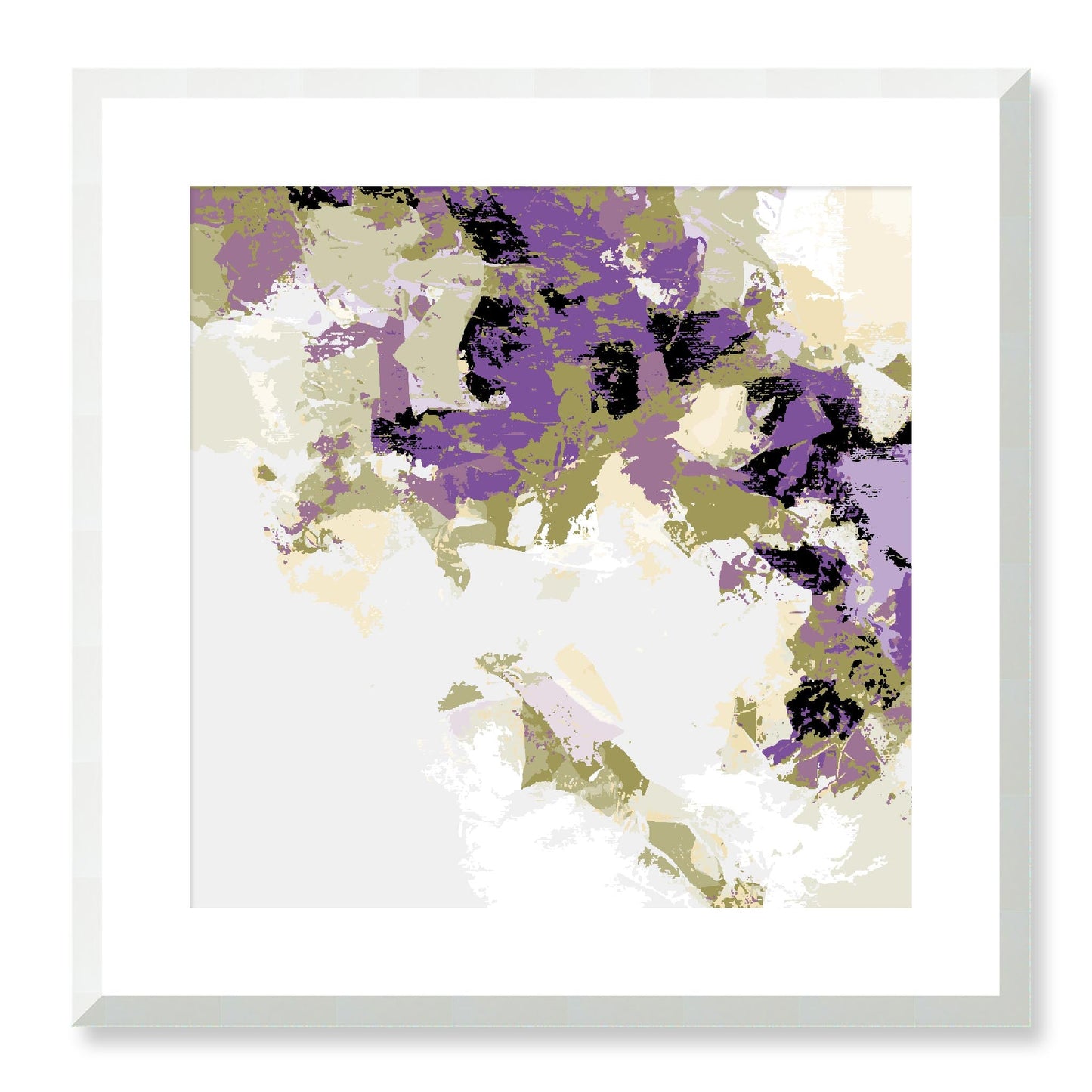 Framed Graphic Art Print, White Mat - 8x8 12x12 16x16 20x20 24x24 28x28 inches | FPS-1250-7693, Prints, Graphic art, White Frame, 51 x 51 cm ,20 x 20 inches