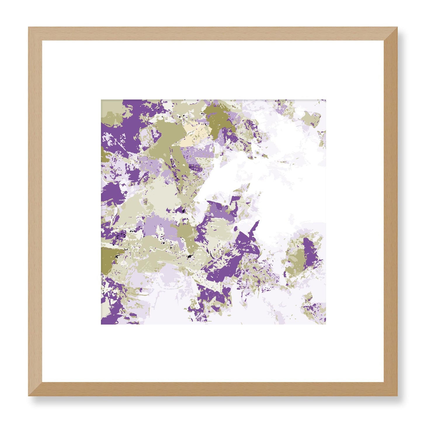 Framed Graphic Art Print, White Mat - 8x8 12x12 16x16 20x20 24x24 28x28 inches | FPS-1250-7695, Prints, Graphic art, Natural Frame, 30 x 30 cm ,12 x 12 inches