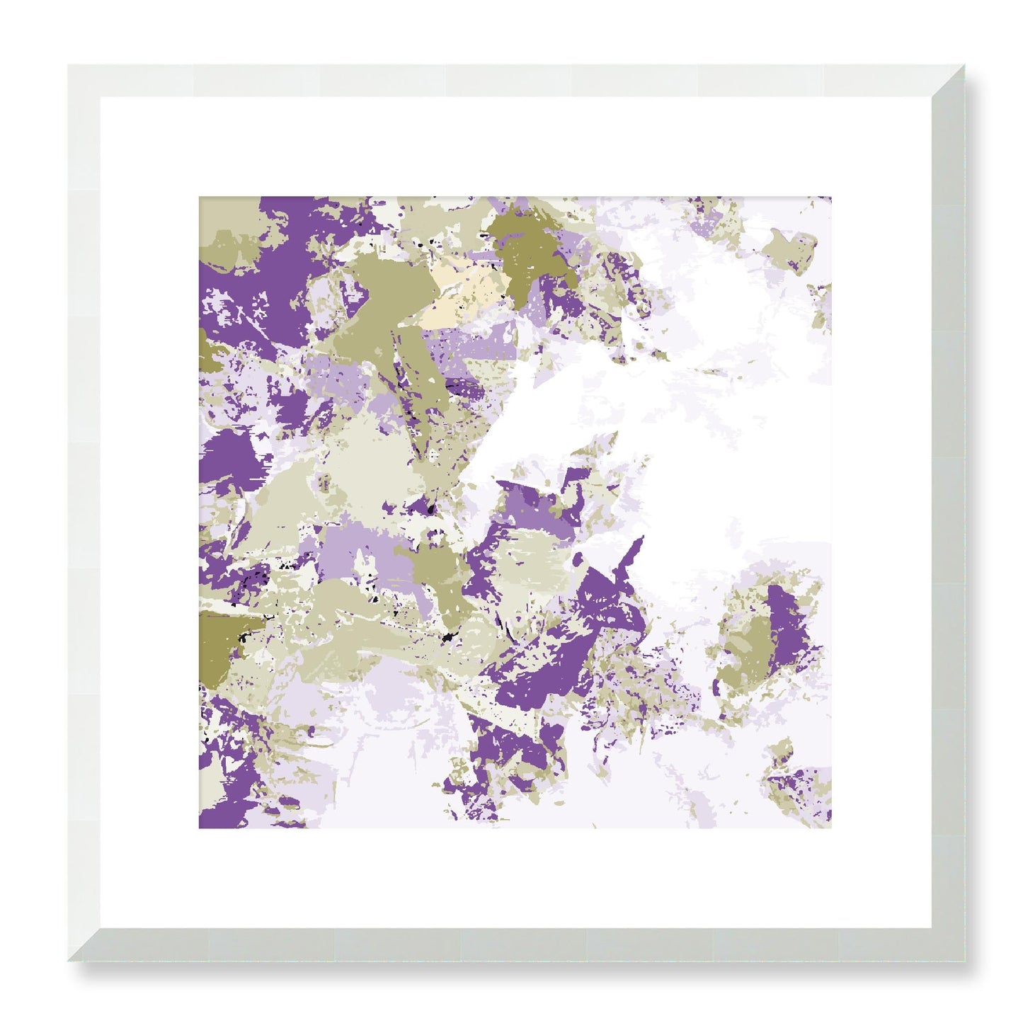 Framed Graphic Art Print, White Mat - 8x8 12x12 16x16 20x20 24x24 28x28 inches | FPS-1250-7695, Prints, Graphic art, White Frame, 41 x 41 cm ,16 x 16 inches