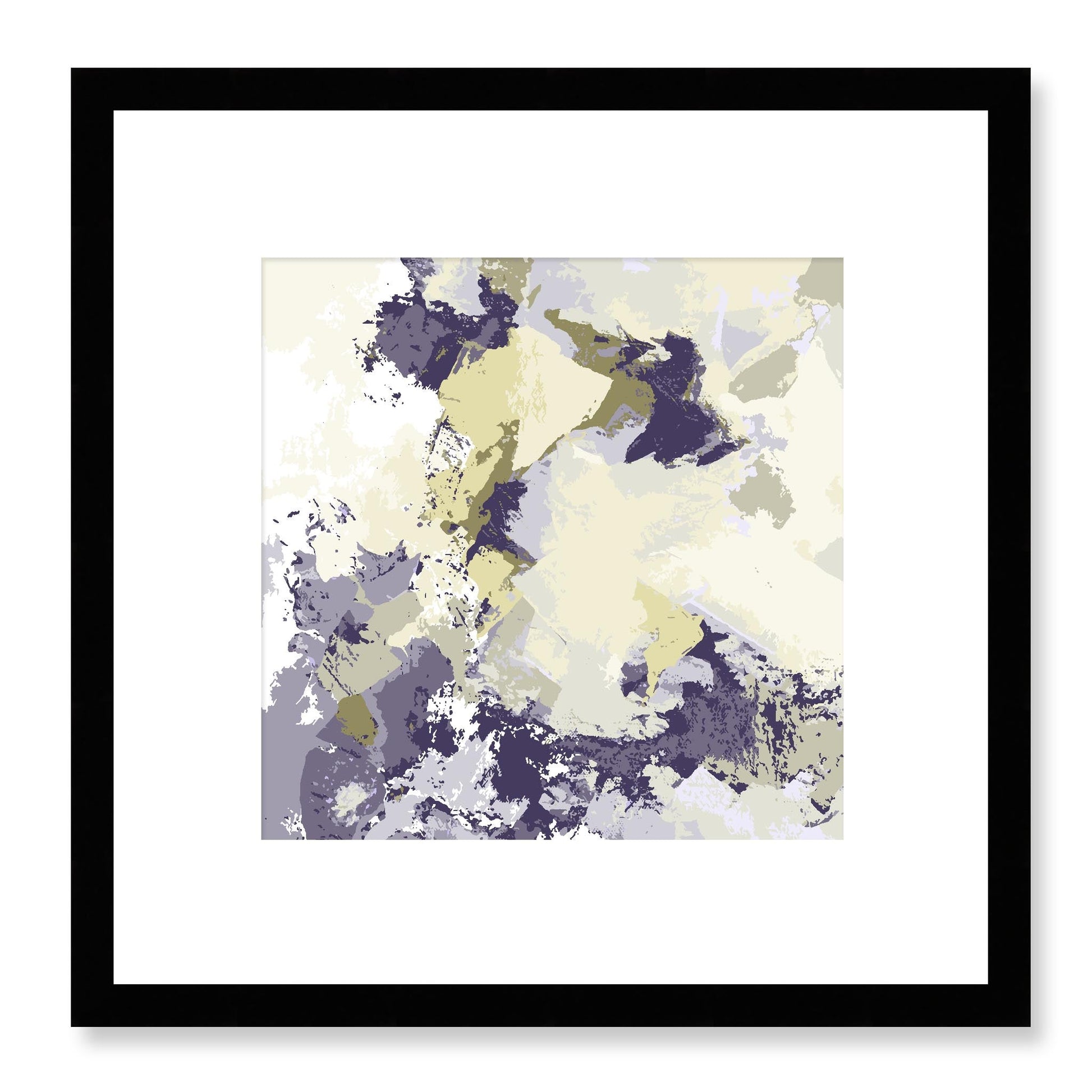 Framed Graphic Art Print, White Mat - 8x8 12x12 16x16 20x20 24x24 28x28 inches | FPS-1260-7691, Prints, Graphic art, Black Frame, 30 x 30 cm ,12 x 12 inches