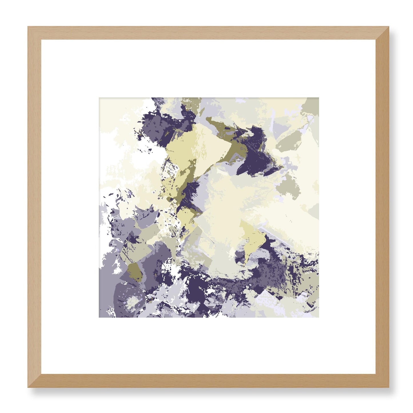 Framed Graphic Art Print, White Mat - 8x8 12x12 16x16 20x20 24x24 28x28 inches | FPS-1260-7691, Prints, Graphic art, Natural Frame, 30 x 30 cm ,12 x 12 inches