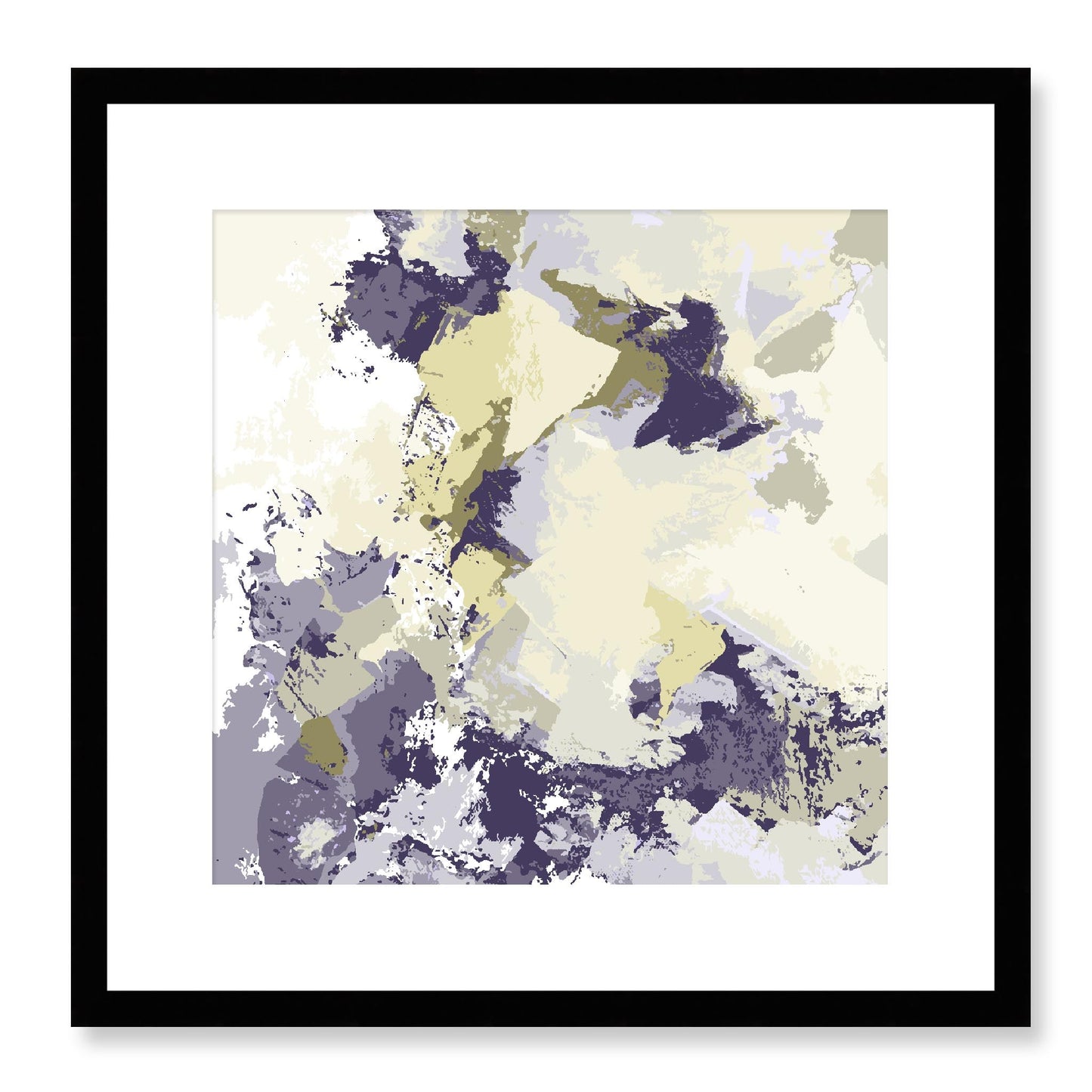 Framed Graphic Art Print, White Mat - 8x8 12x12 16x16 20x20 24x24 28x28 inches | FPS-1260-7691, Prints, Graphic art, Black Frame, 41 x 41 cm ,16 x 16 inches