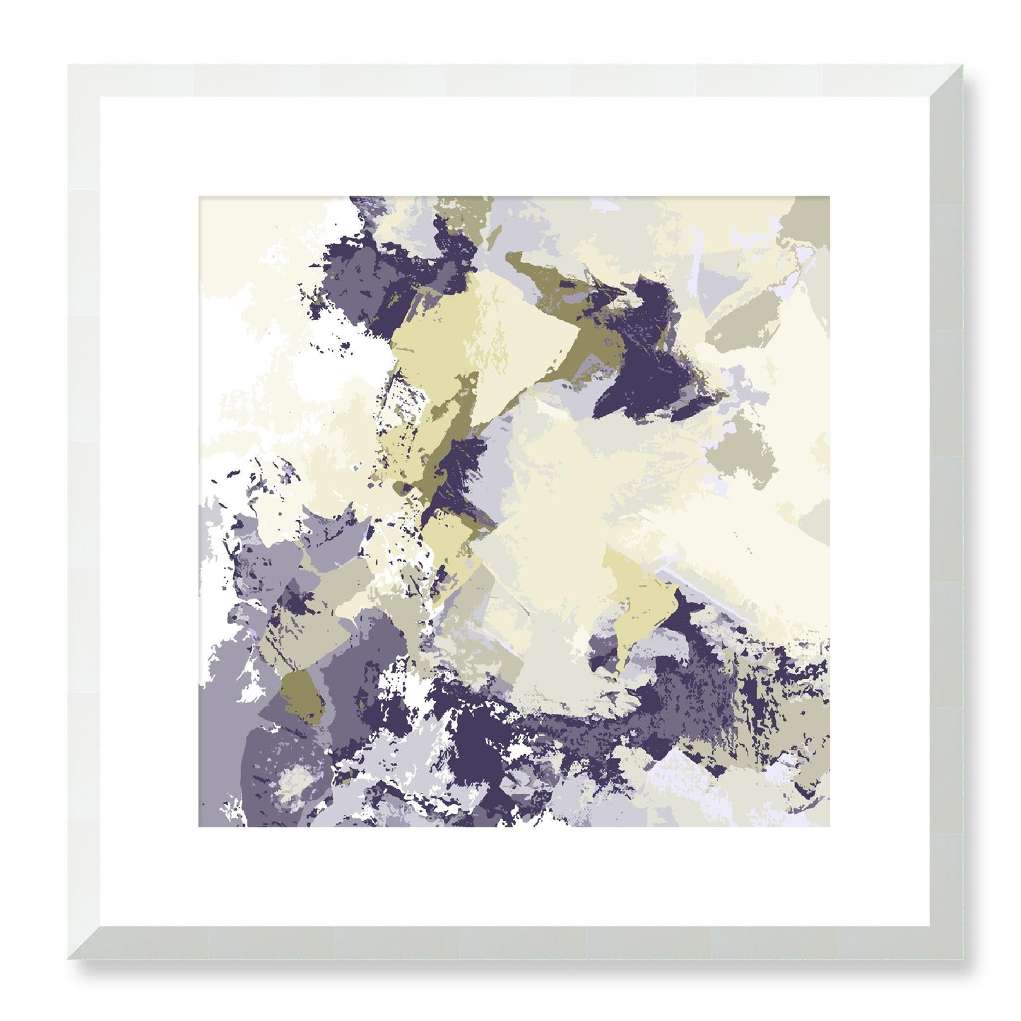 Framed Graphic Art Print, White Mat - 8x8 12x12 16x16 20x20 24x24 28x28 inches | FPS-1260-7691, Prints, Graphic art, White Frame, 41 x 41 cm ,16 x 16 inches