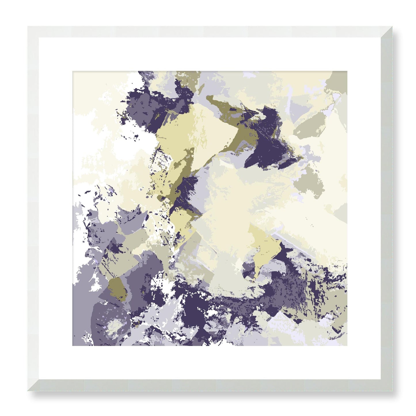 Framed Graphic Art Print, White Mat - 8x8 12x12 16x16 20x20 24x24 28x28 inches | FPS-1260-7691, Prints, Graphic art, White Frame, 51 x 51 cm ,20 x 20 inches