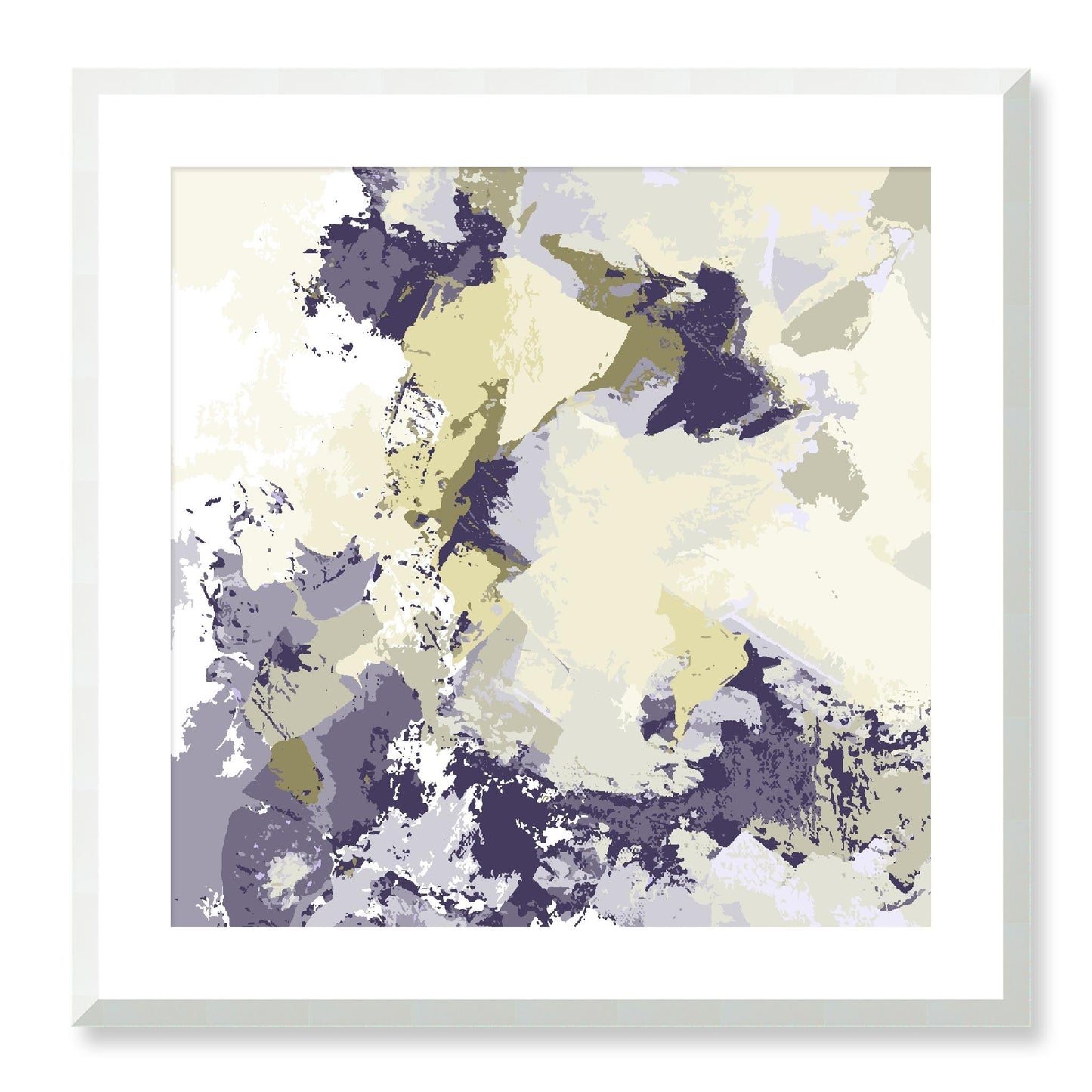 Framed Graphic Art Print, White Mat - 8x8 12x12 16x16 20x20 24x24 28x28 inches | FPS-1260-7691, Prints, Graphic art, White Frame, 61 x 61 cm ,24 x 24 inches