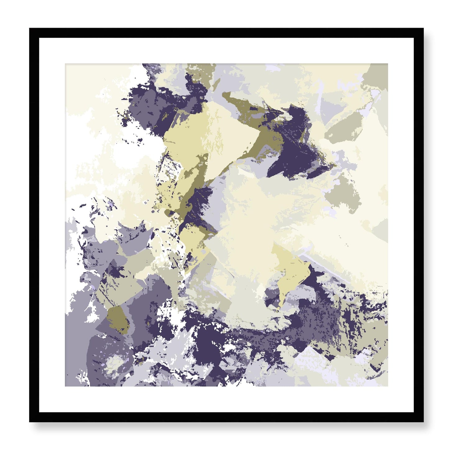 Framed Graphic Art Print, White Mat - 8x8 12x12 16x16 20x20 24x24 28x28 inches | FPS-1260-7691, Prints, Graphic art, Black Frame, 71 x 71 cm ,28 x 28 inches