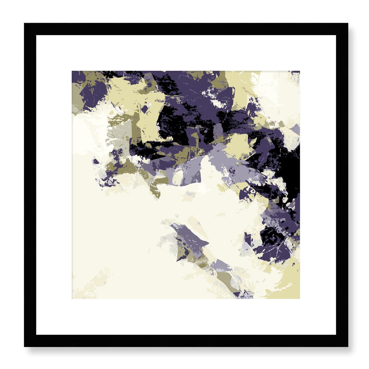 Framed Graphic Art Print, White Mat - 8x8 12x12 16x16 20x20 24x24 28x28 inches | FPS-1260-7693, Prints, Graphic art, Black Frame, 41 x 41 cm ,16 x 16 inches