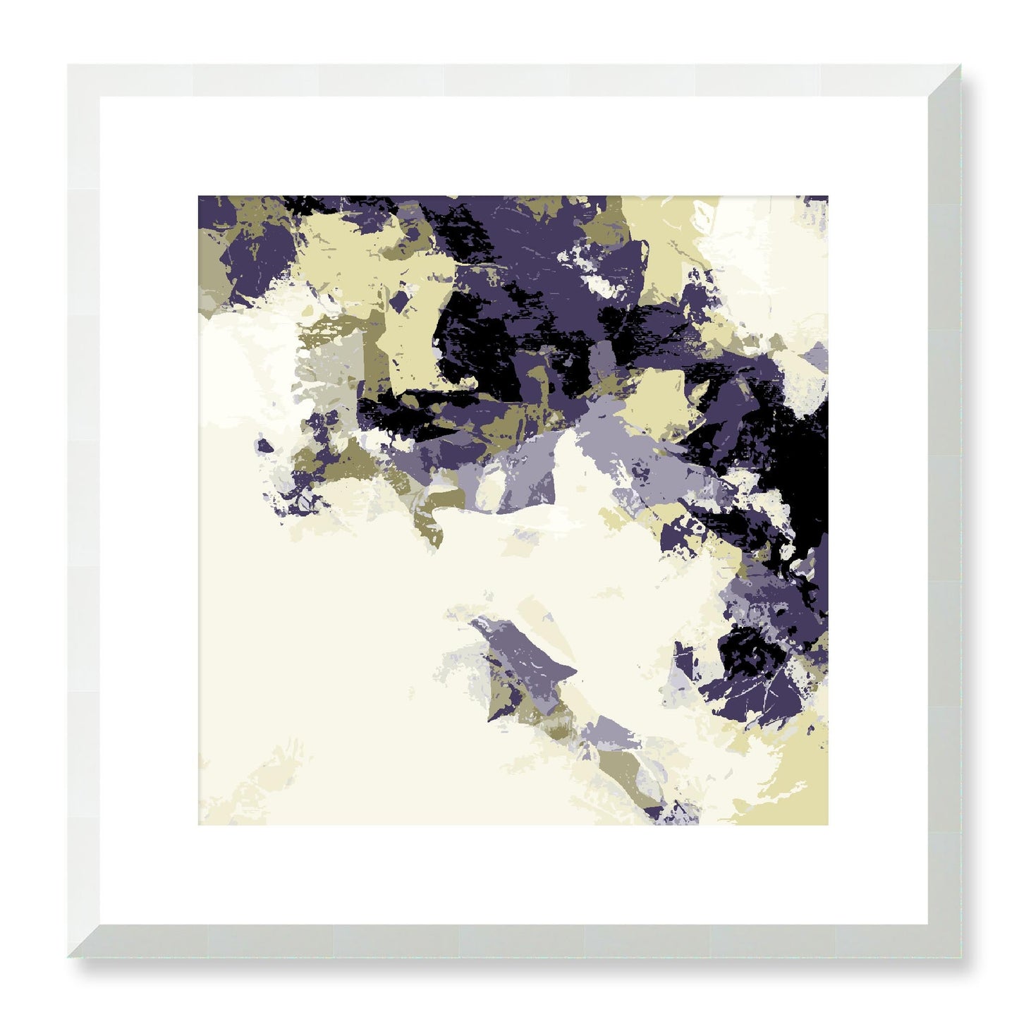 Framed Graphic Art Print, White Mat - 8x8 12x12 16x16 20x20 24x24 28x28 inches | FPS-1260-7693, Prints, Graphic art, White Frame, 41 x 41 cm ,16 x 16 inches