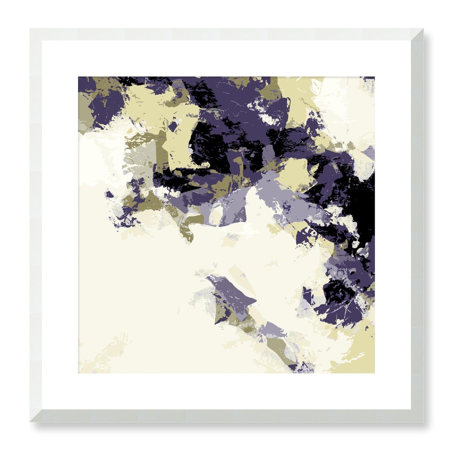Framed Graphic Art Print, White Mat - 8x8 12x12 16x16 20x20 24x24 28x28 inches | FPS-1260-7693, Prints, Graphic art, White Frame, 51 x 51 cm ,20 x 20 inches