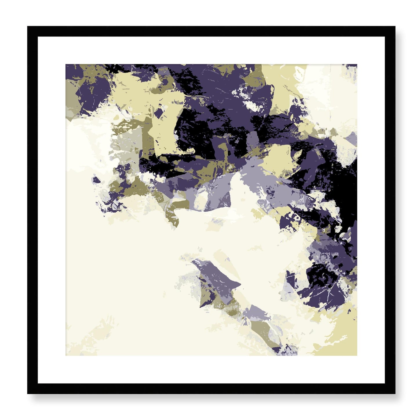 Framed Graphic Art Print, White Mat - 8x8 12x12 16x16 20x20 24x24 28x28 inches | FPS-1260-7693, Prints, Graphic art, Black Frame, 61 x 61 cm ,24 x 24 inches