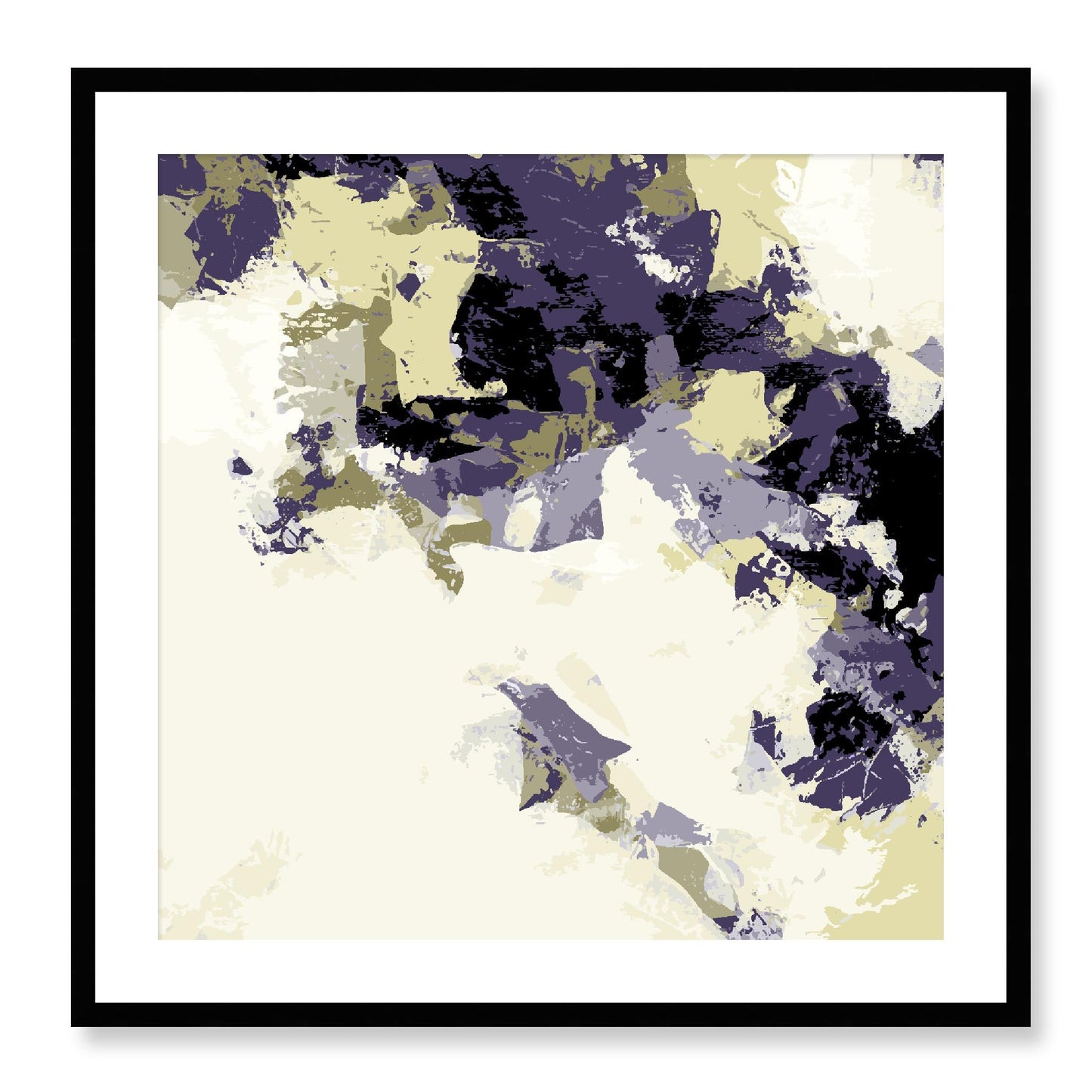 Framed Graphic Art Print, White Mat - 8x8 12x12 16x16 20x20 24x24 28x28 inches | FPS-1260-7693, Prints, Graphic art, Black Frame, 71 x 71 cm ,28 x 28 inches