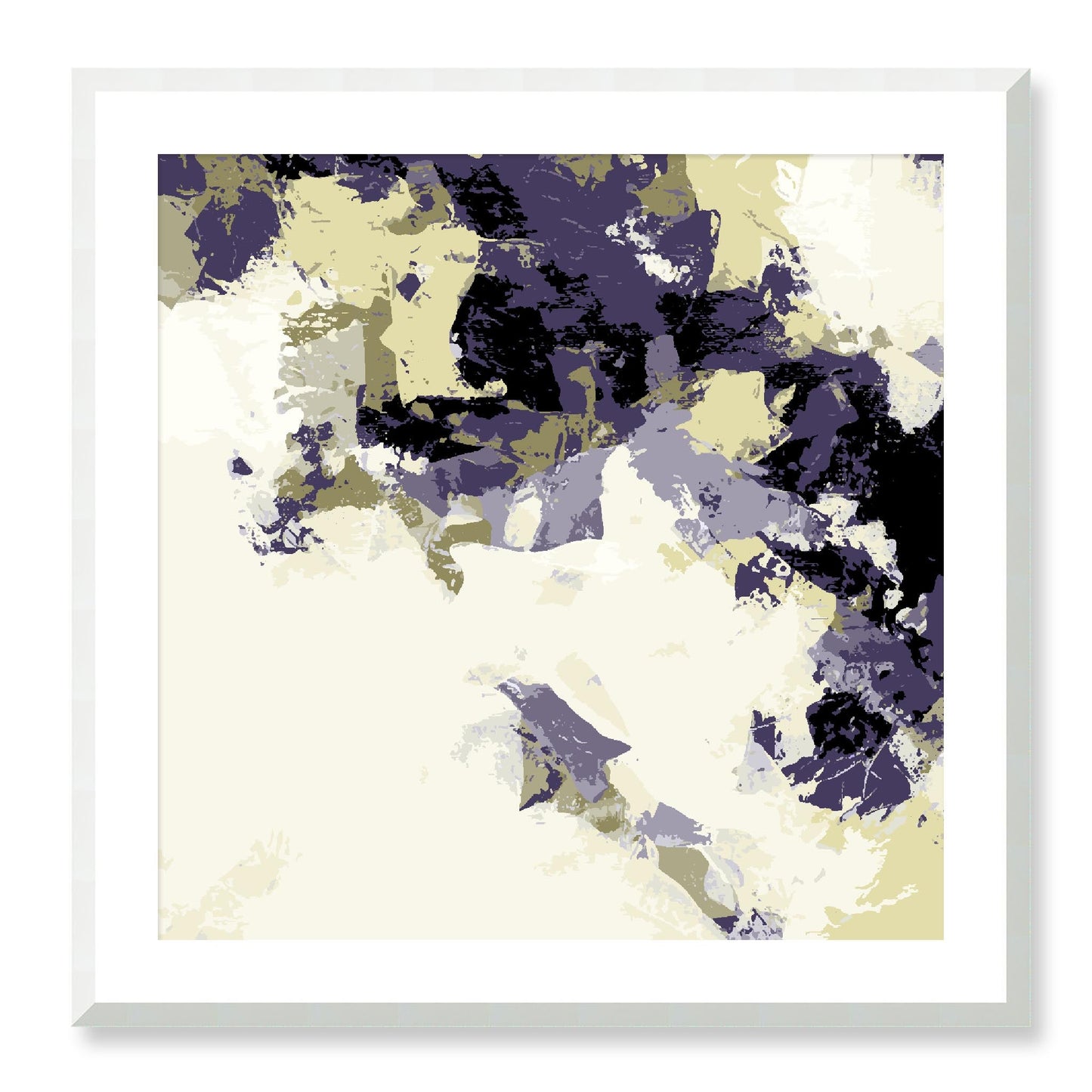 Framed Graphic Art Print, White Mat - 8x8 12x12 16x16 20x20 24x24 28x28 inches | FPS-1260-7693, Prints, Graphic art, White Frame, 71 x 71 cm ,28 x 28 inches