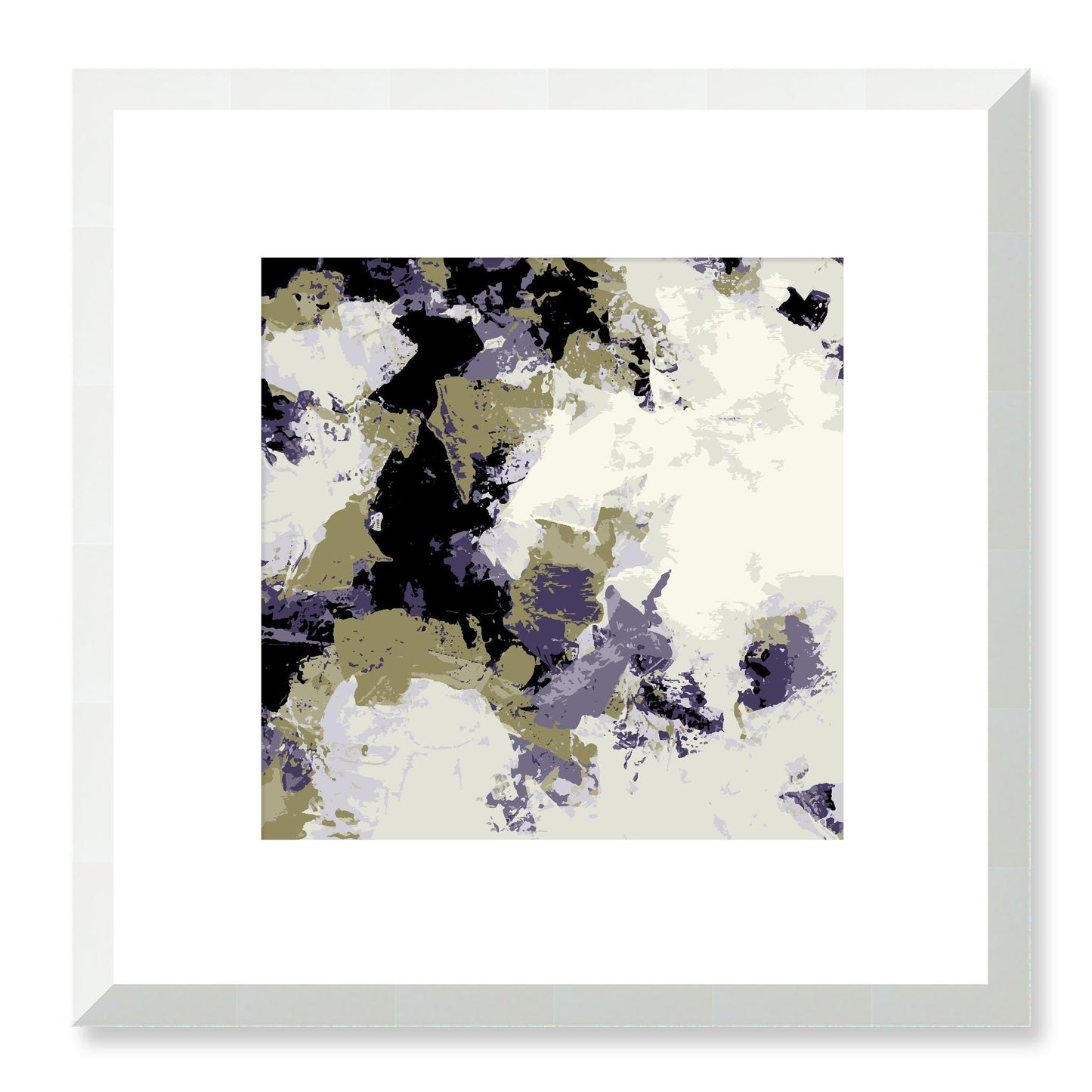 Framed Graphic Art Print, White Mat - 8x8 12x12 16x16 20x20 24x24 28x28 inches | FPS-1260-7695, Prints, Graphic art, White Frame, 30 x 30 cm ,12 x 12 inches