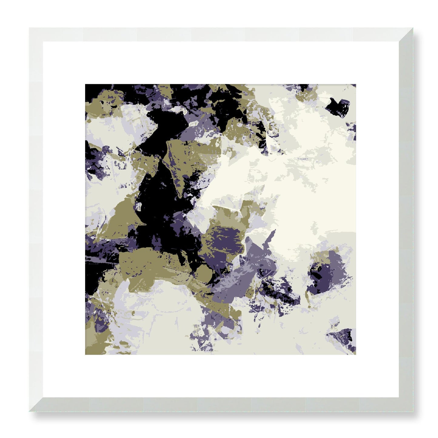 Framed Graphic Art Print, White Mat - 8x8 12x12 16x16 20x20 24x24 28x28 inches | FPS-1260-7695, Prints, Graphic art, White Frame, 41 x 41 cm ,16 x 16 inches